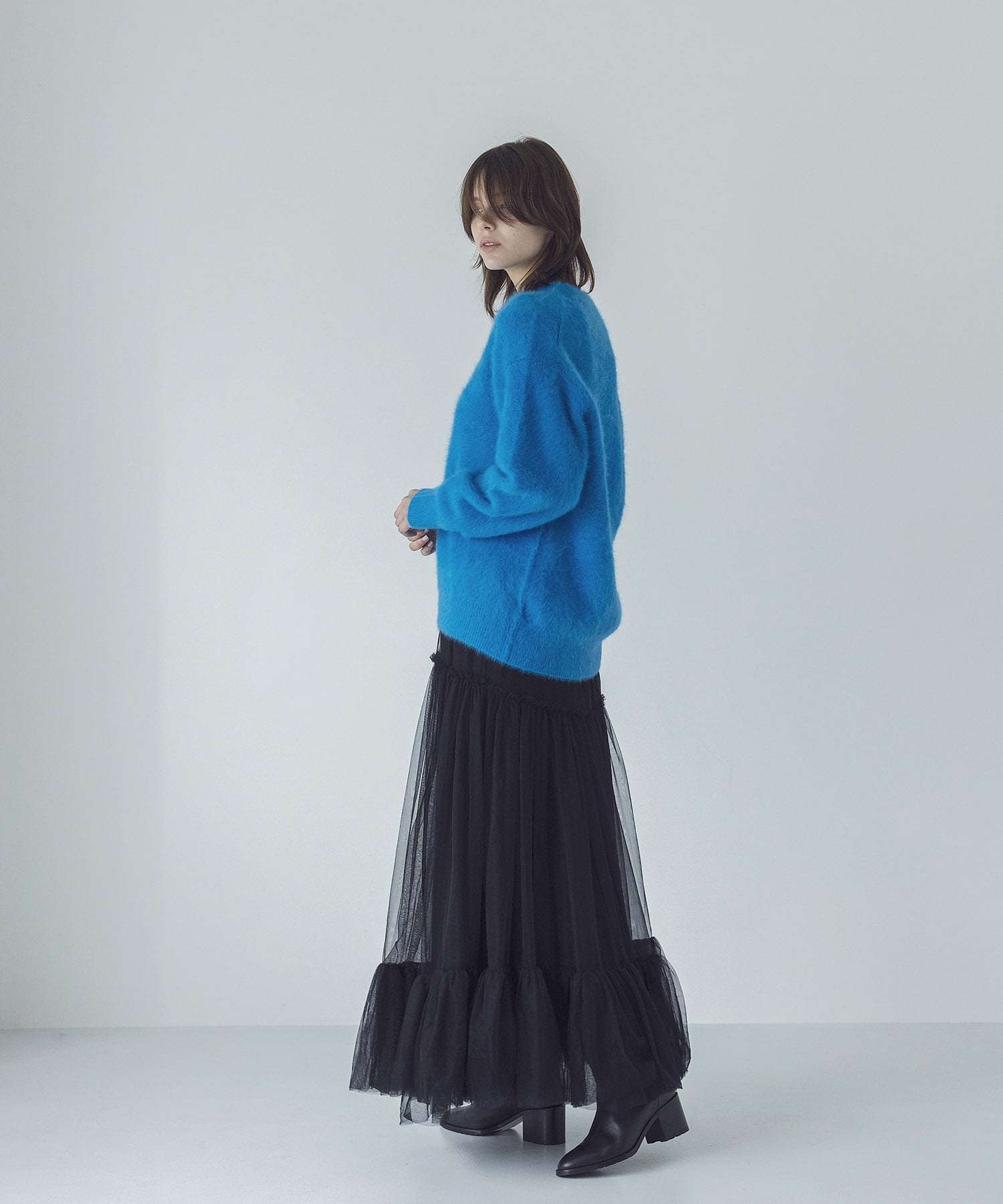 tulle gathered skirt | AND ON JIONE STORE（アンドオン）ジオン商事