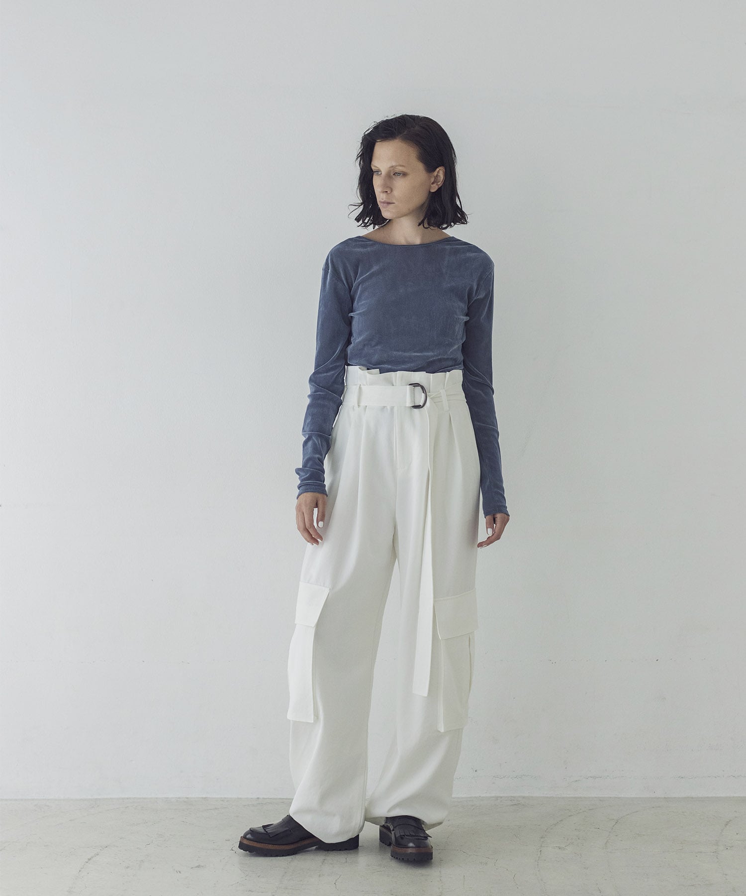 ratine utility belted pants