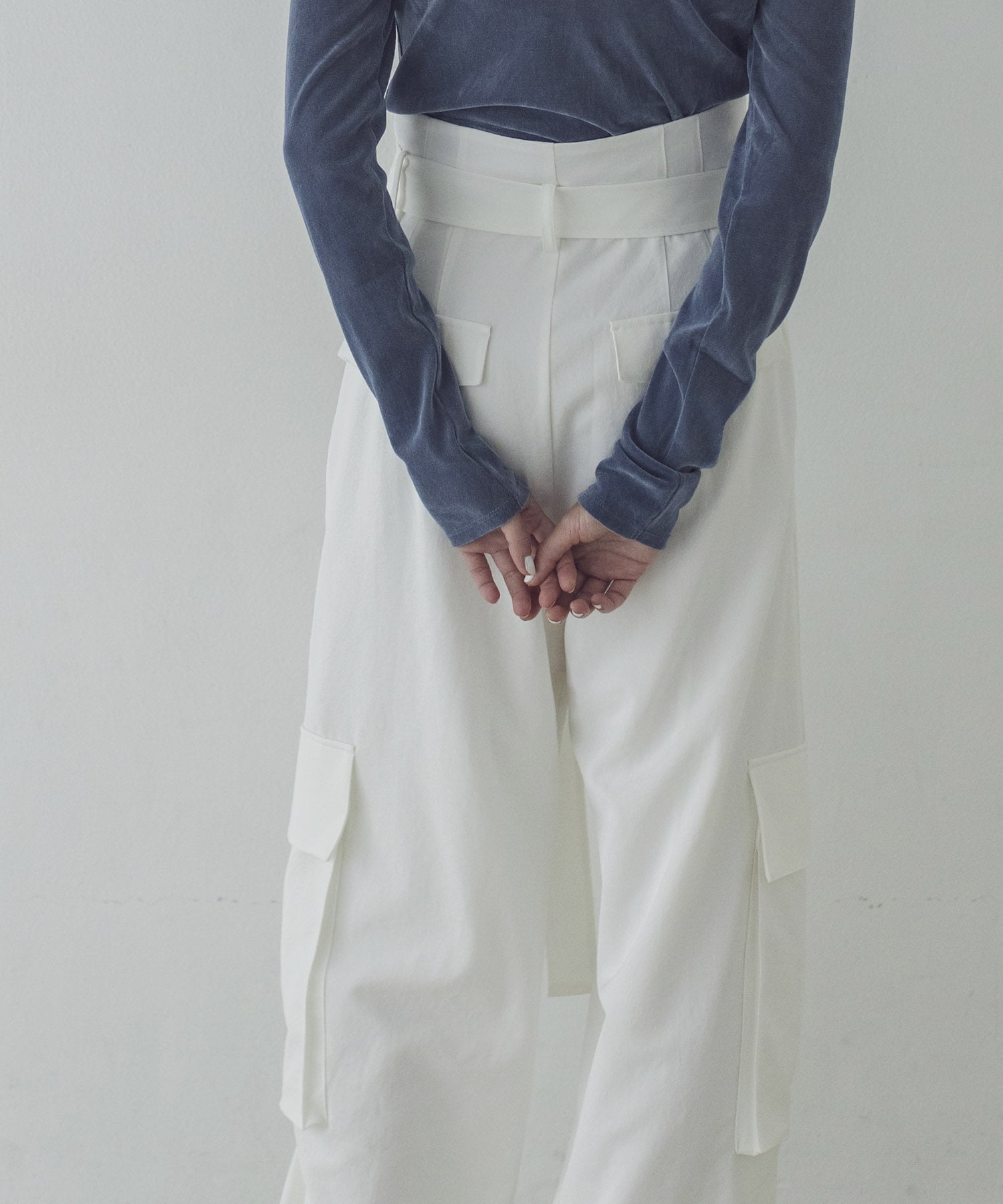 ratine utility belted pants