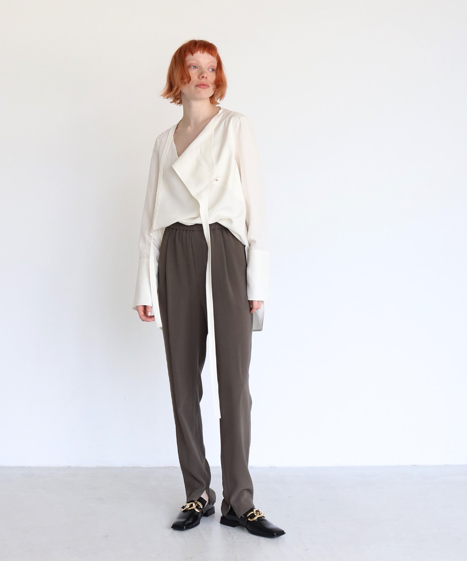 acetate heritage slit pants