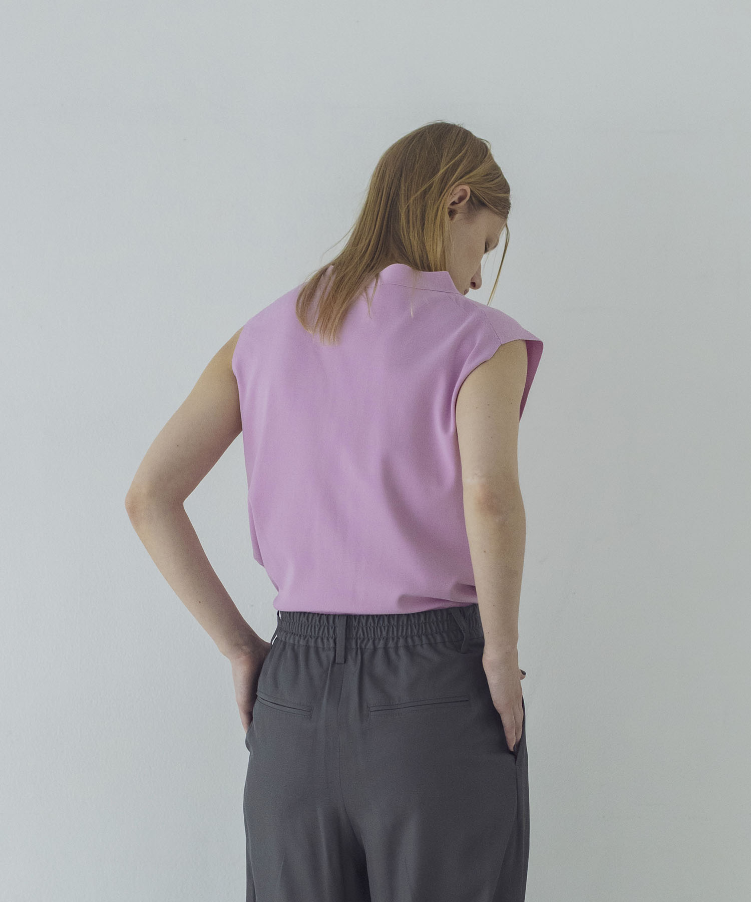 cotton acetate layered vest