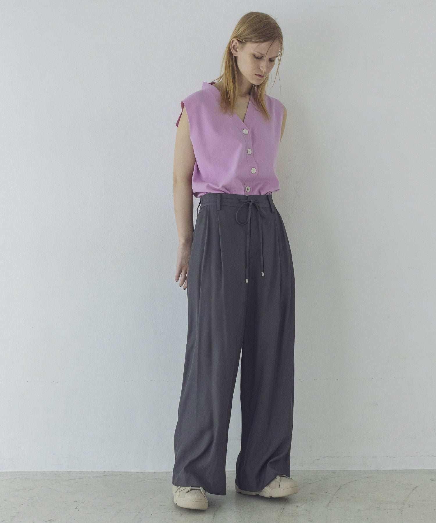 cotton acetate layered vest