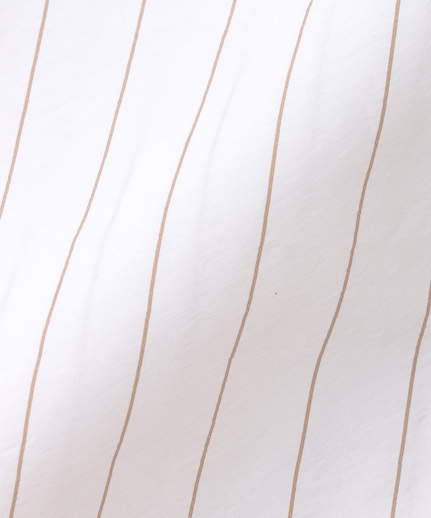 nylon typewriter stripe bow tie blouse