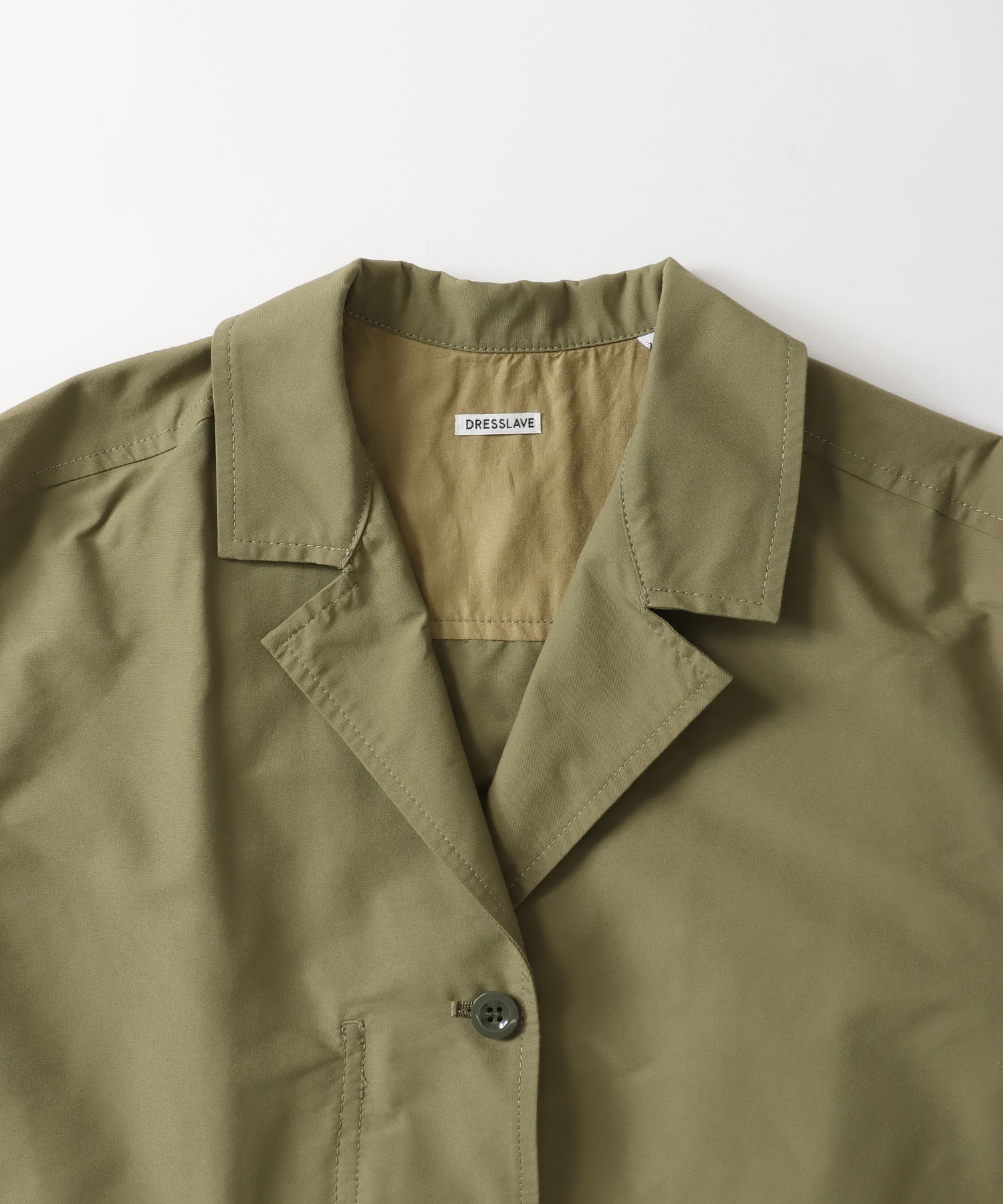detachable sleeve 2way blouson | AND ON JIONE STORE