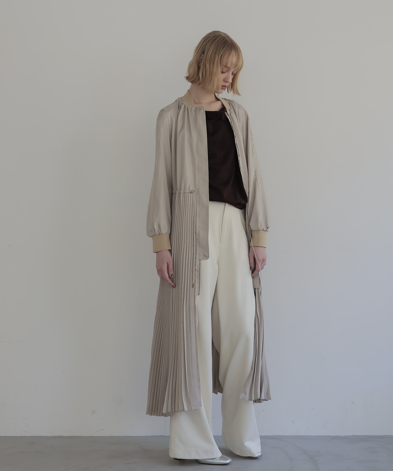 pleats long＆lean MA-1 | AND ON JIONE STORE（アンドオン）ジオン 