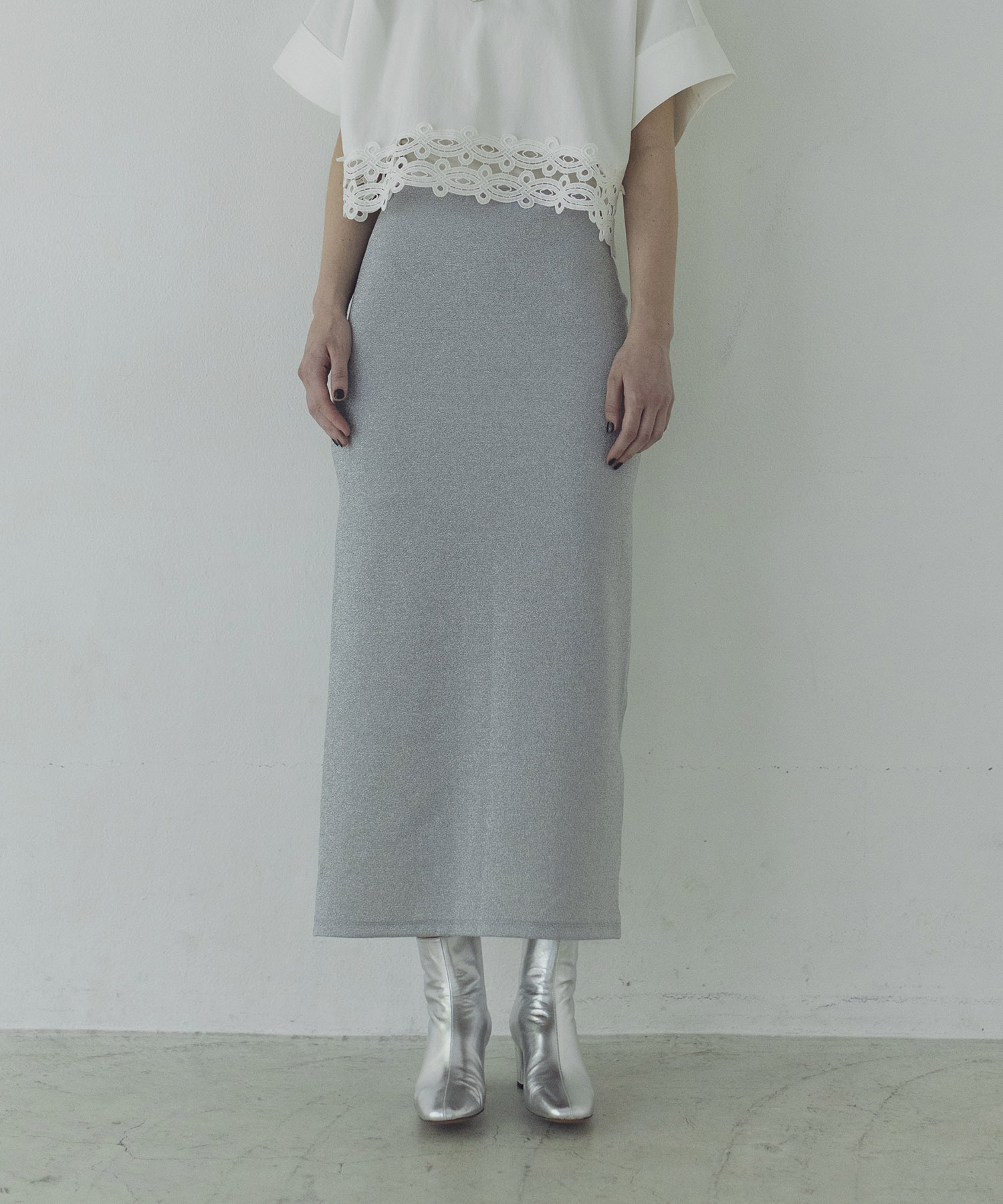 RAME jersey tight skirt