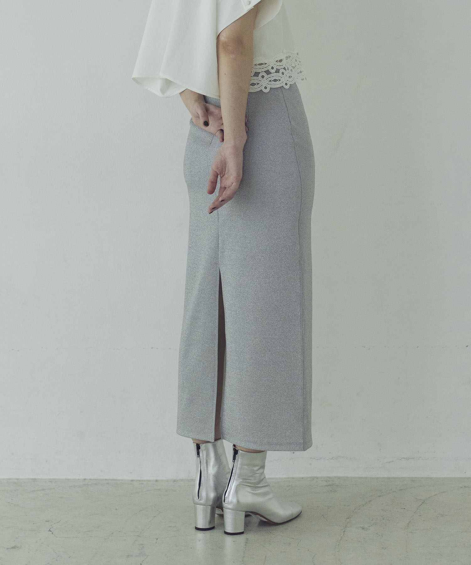 RAME jersey tight skirt