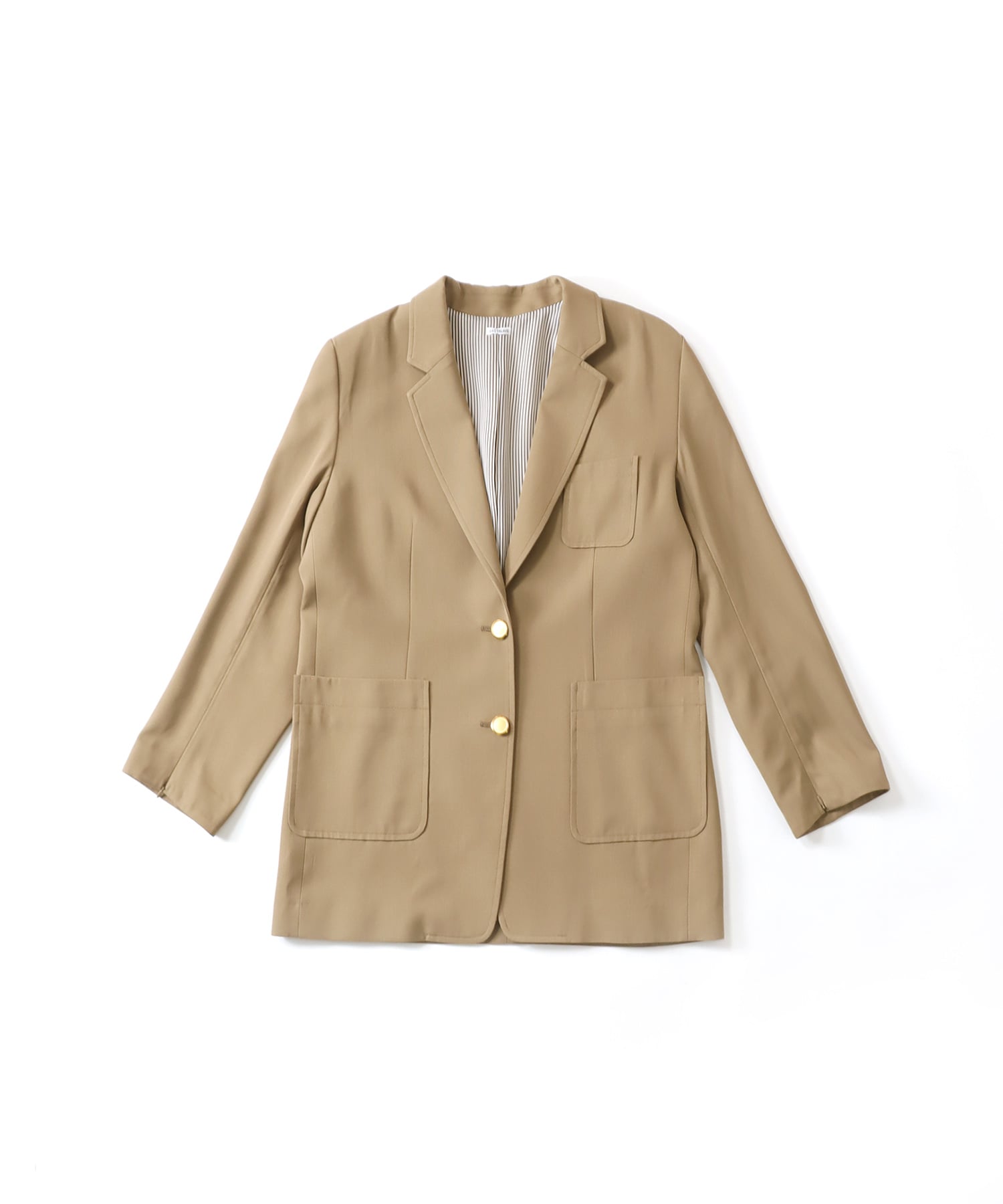clear twill wool rayon tailored jacket | AND ON JIONE STORE