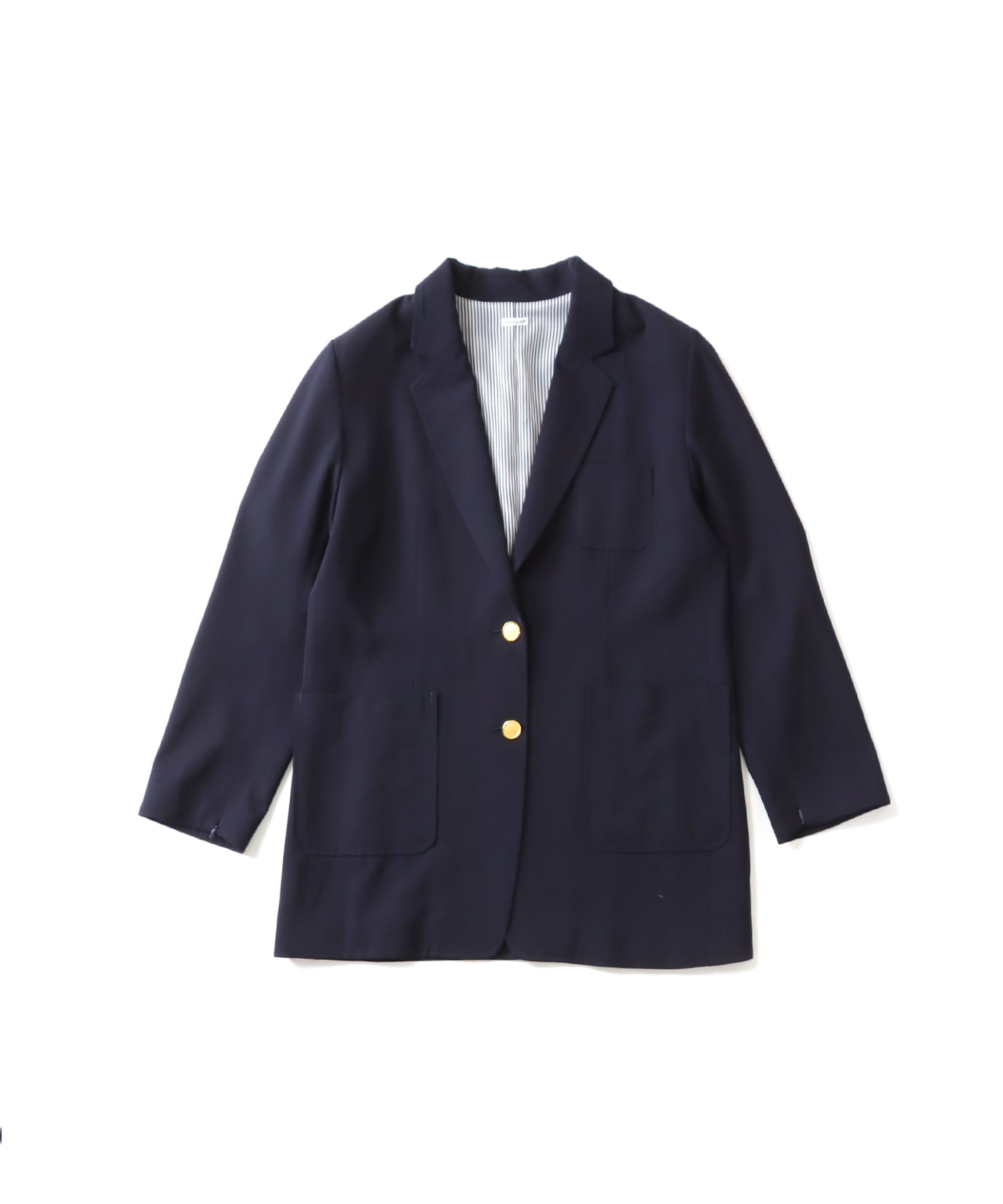 clear twill wool rayon tailored jacket | AND ON JIONE STORE