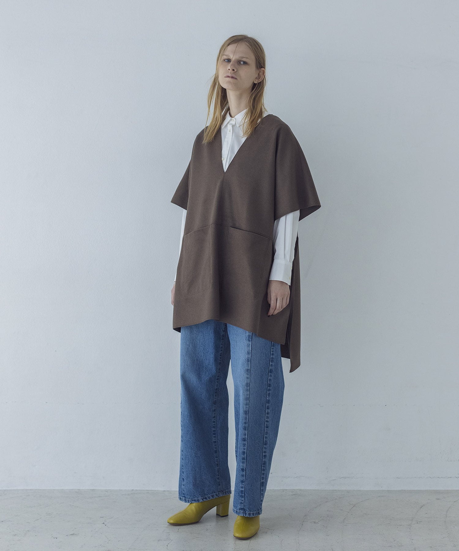 wool melton over vest