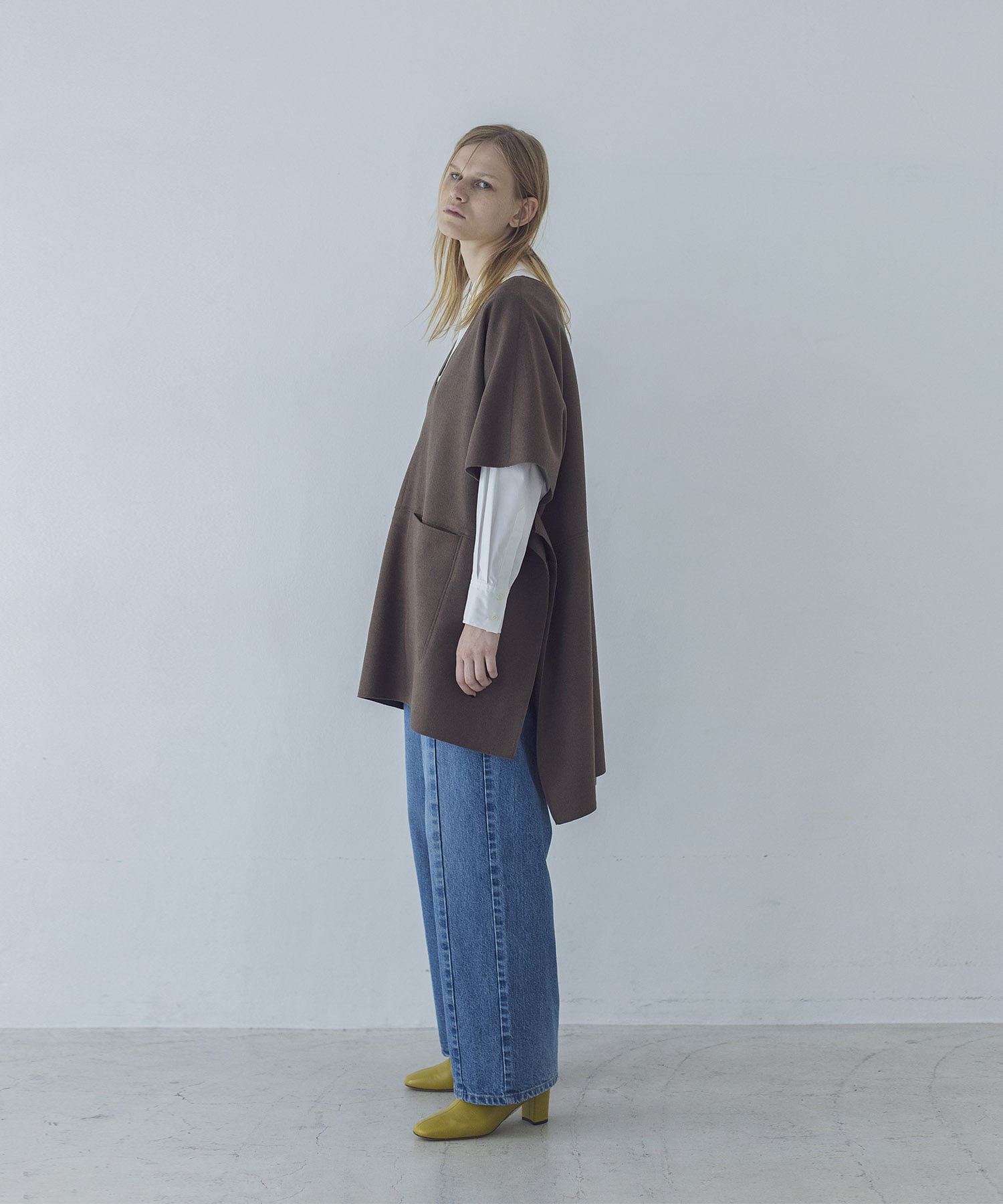 wool melton over vest