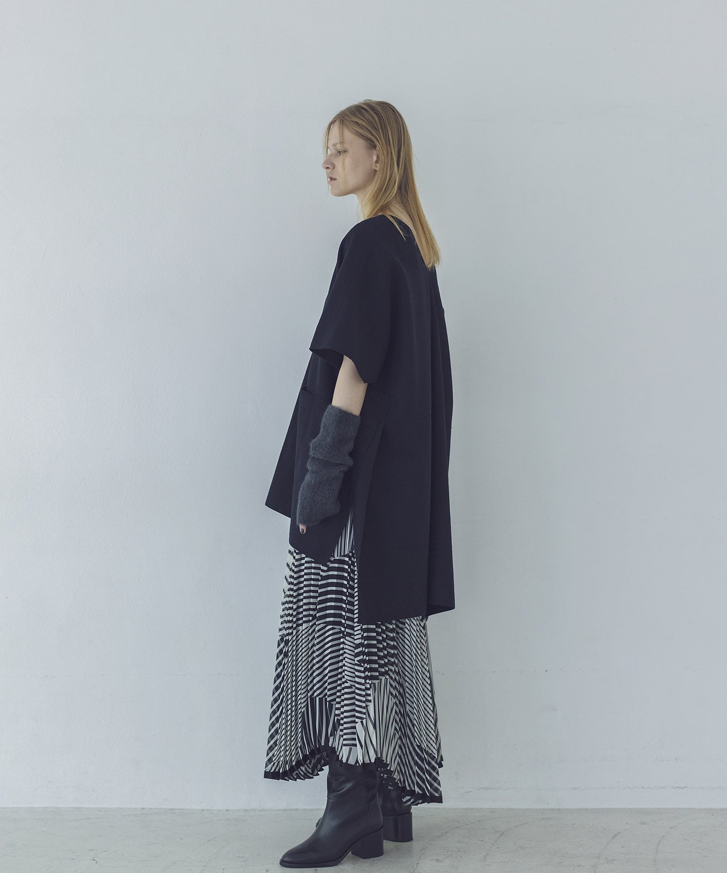 wool melton over vest