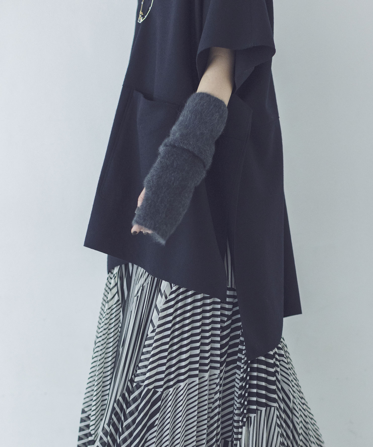 wool melton over vest