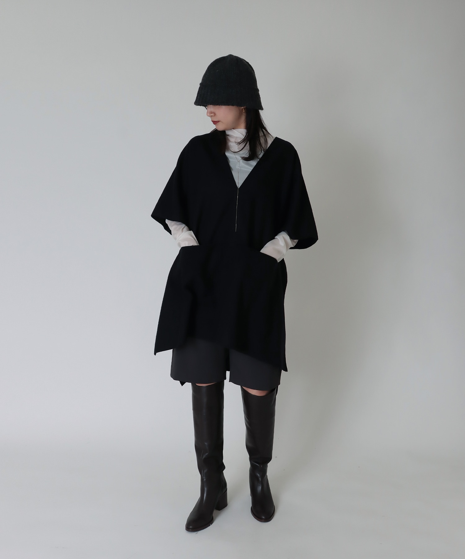 wool melton over vest