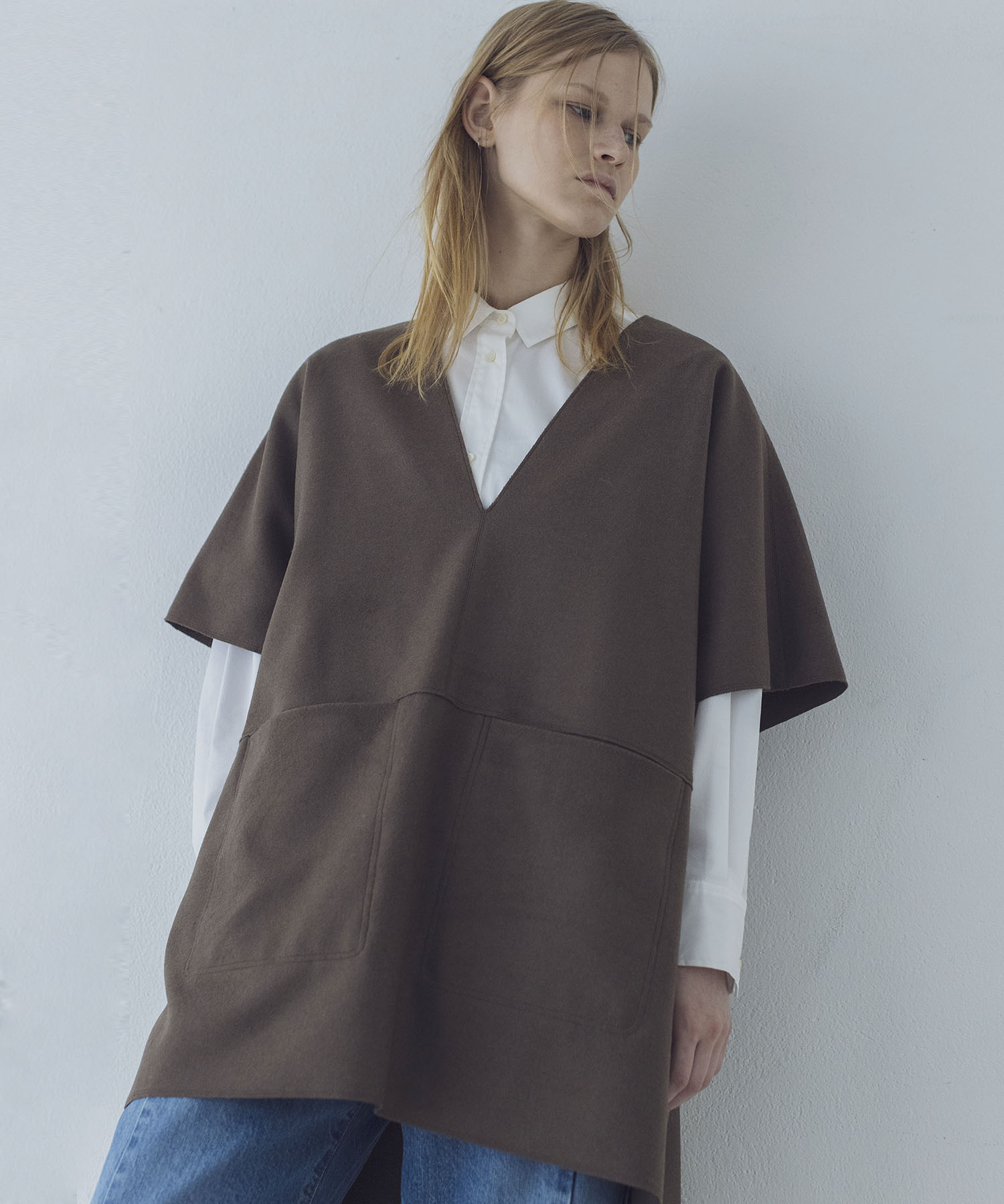 wool melton over vest