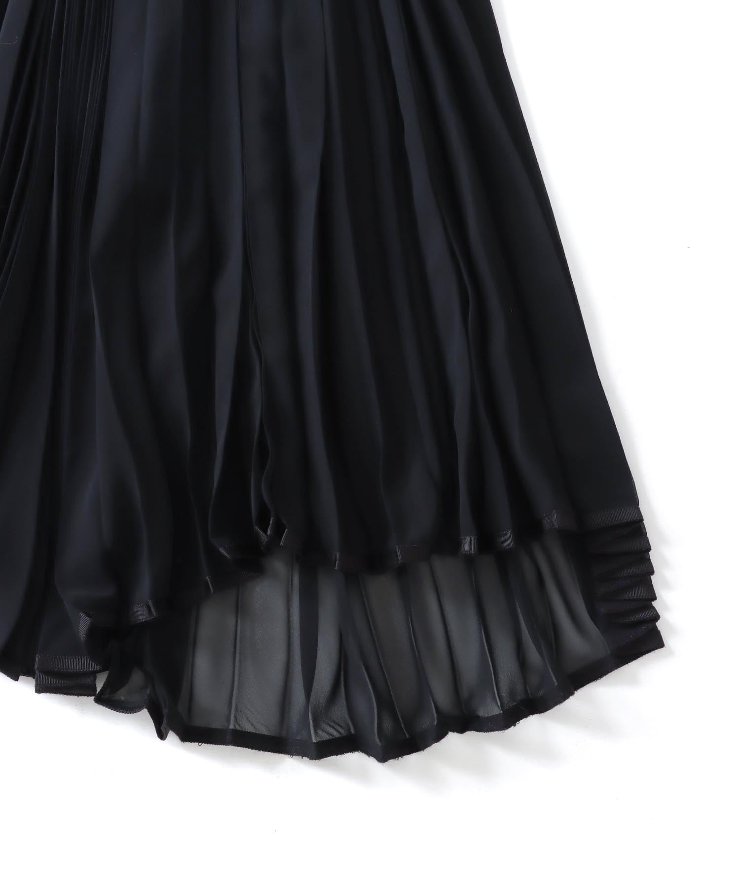 umbrella pleated skirt