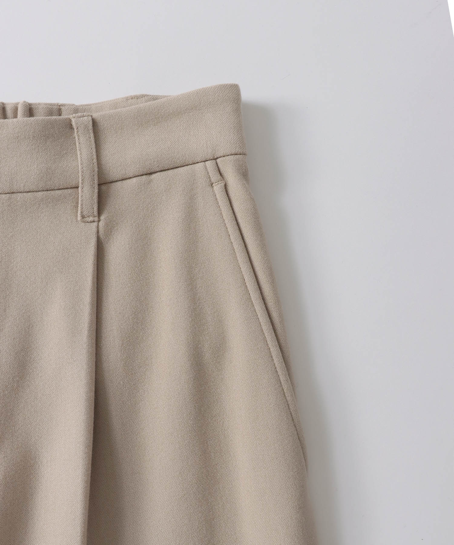 TR both side warm wide pants