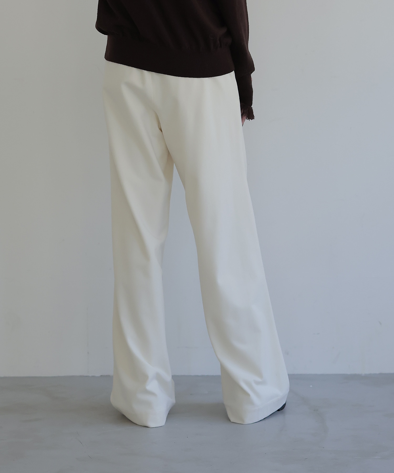 TR both side warm wide pants