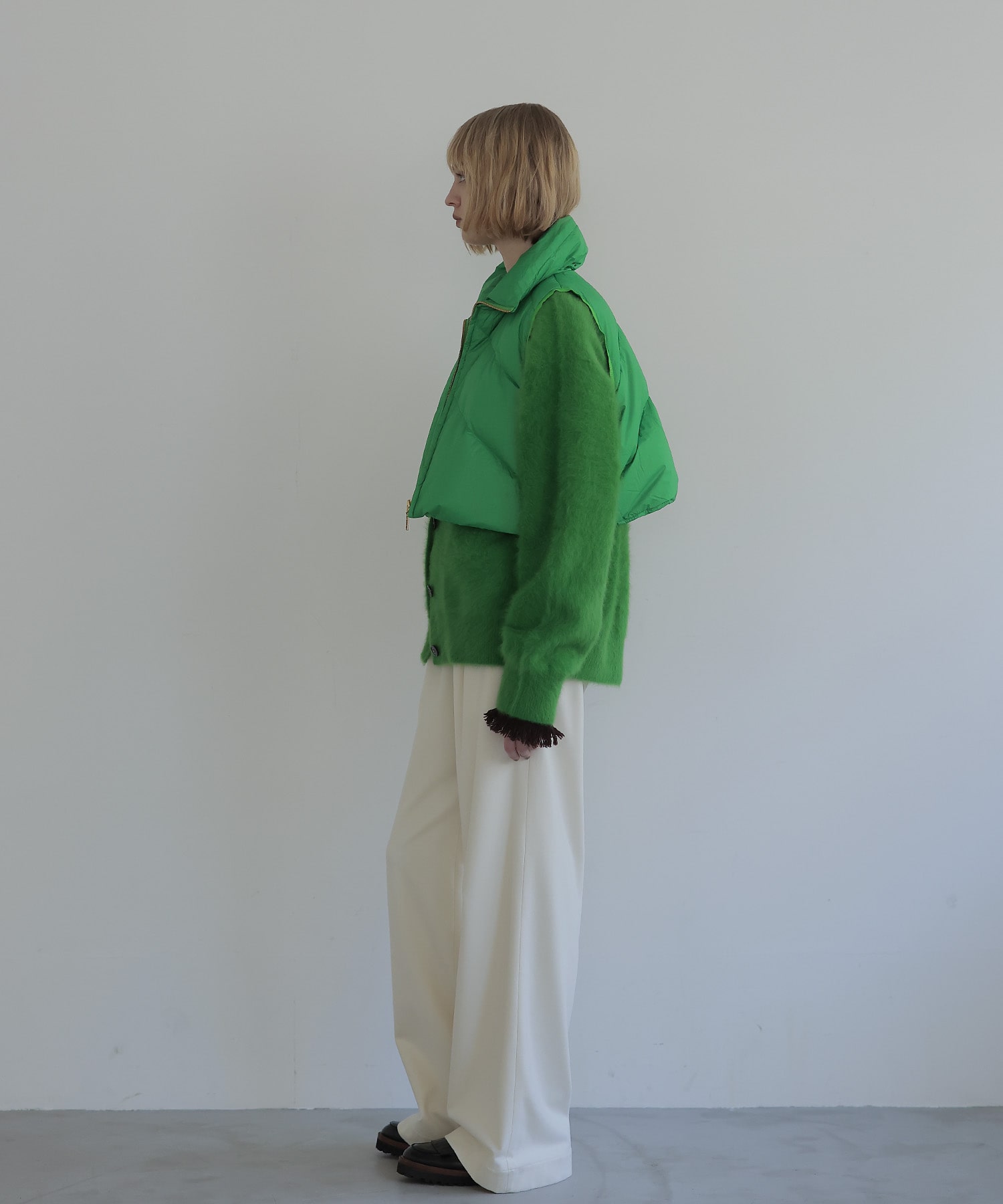 TR both side warm wide pants | AND ON JIONE STORE（アンドオン 
