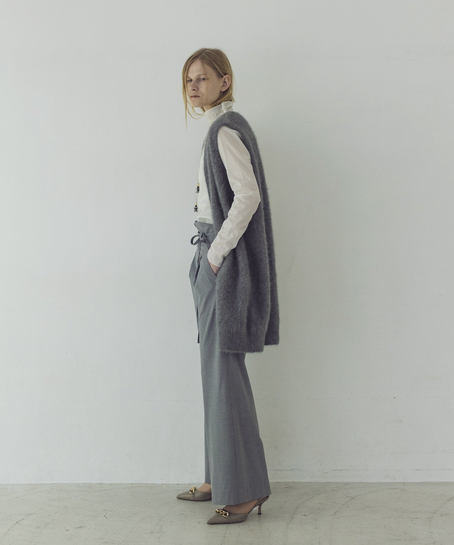 fox cashmere gillet | AND ON JIONE STORE（アンドオン）ジオン商事 ...