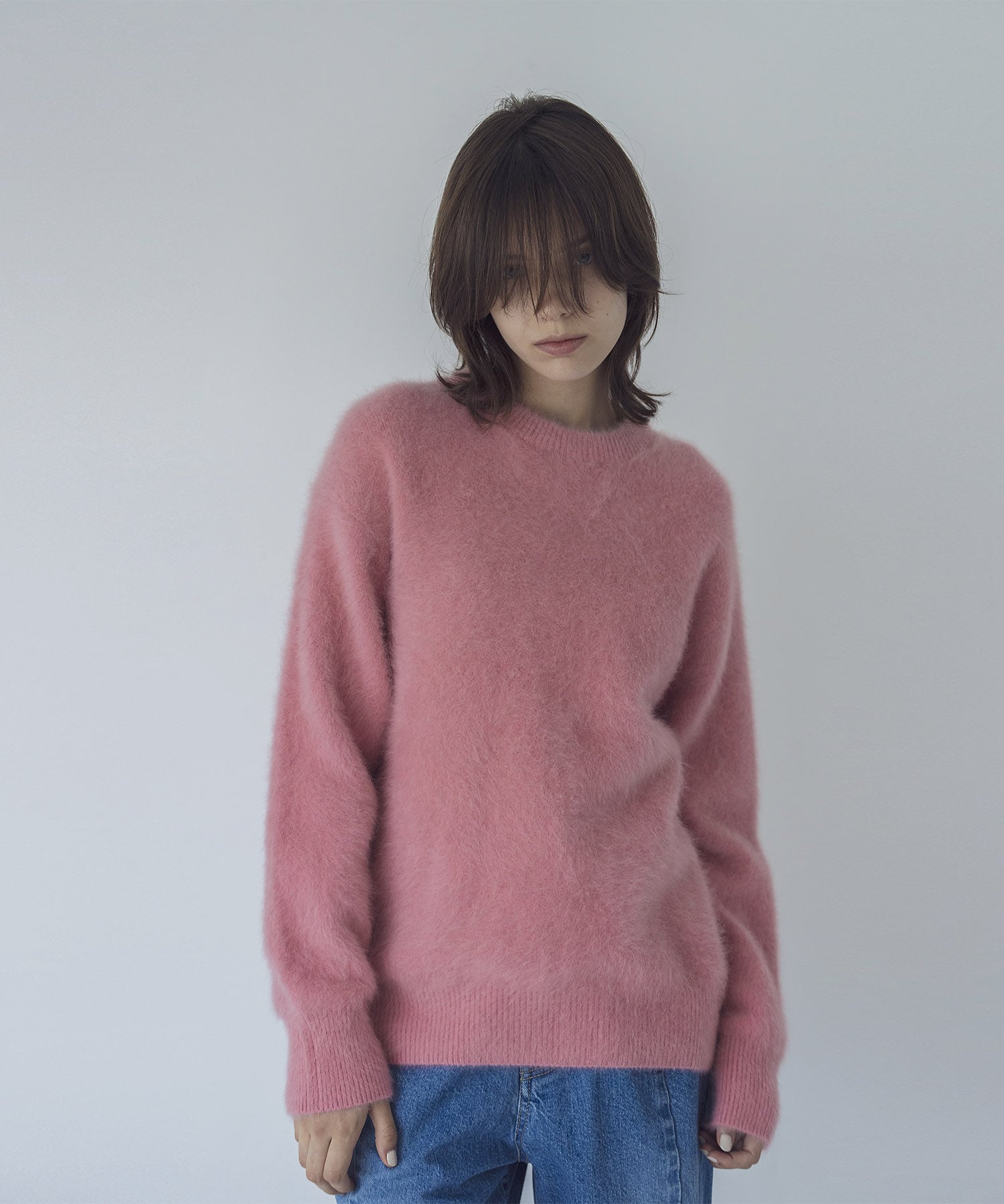 ドレスレイブ fox cashmere crew neck pullover