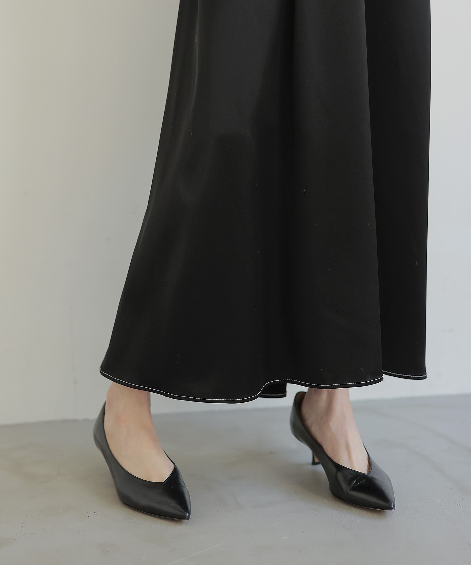 matte satin cami dress