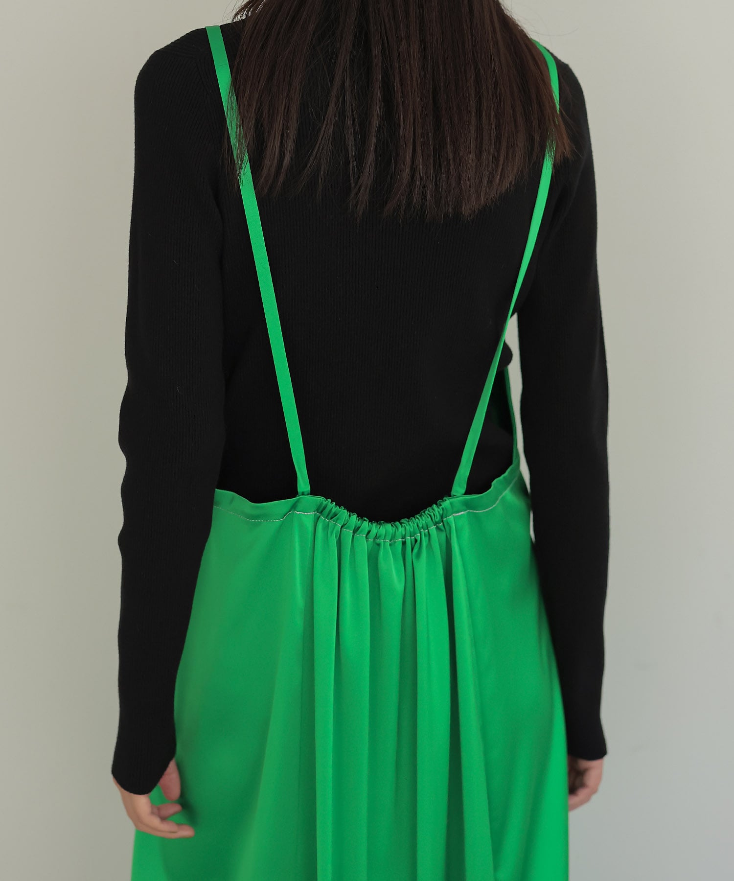 matte satin cami dress