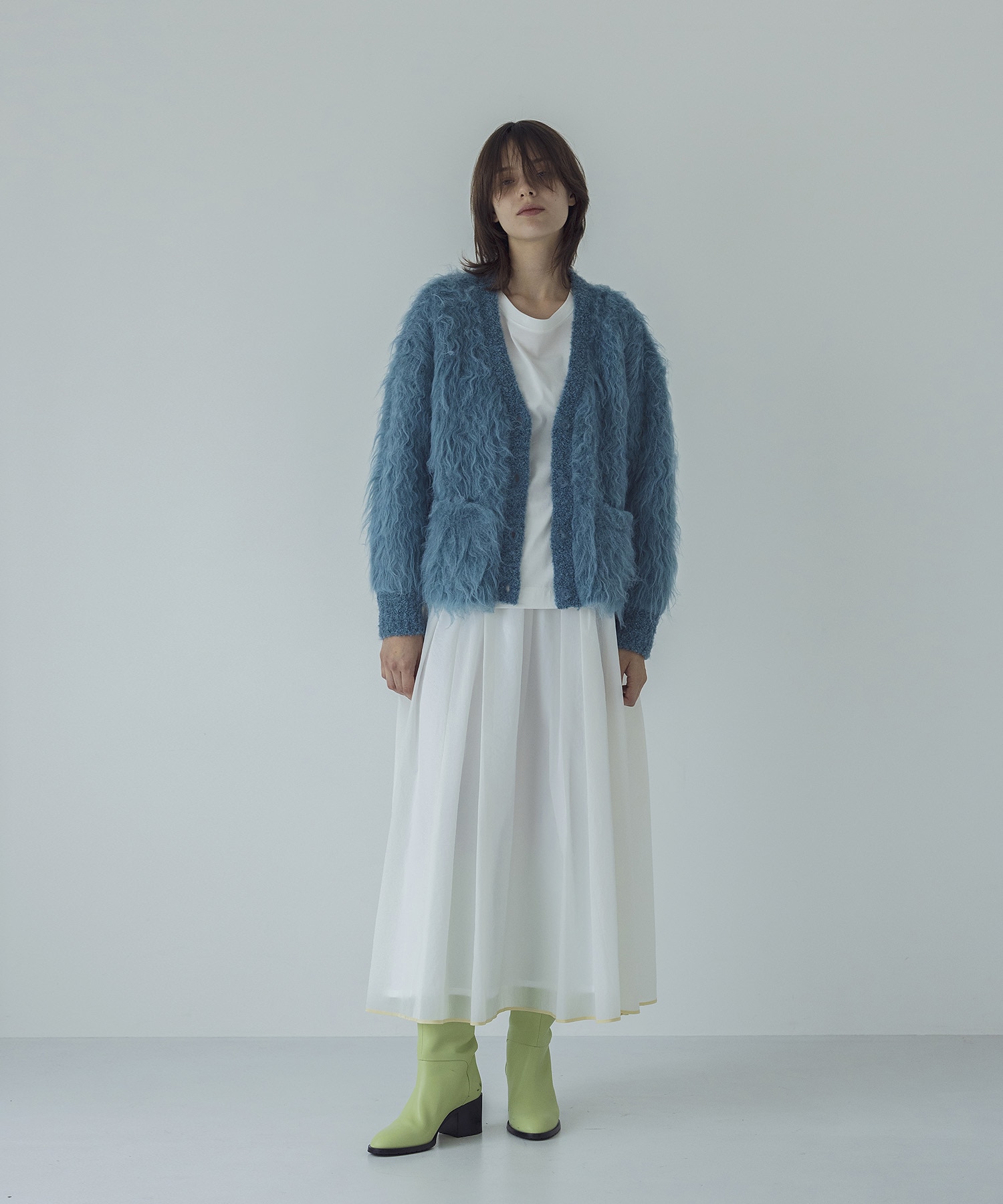 nylon gather piping skirt