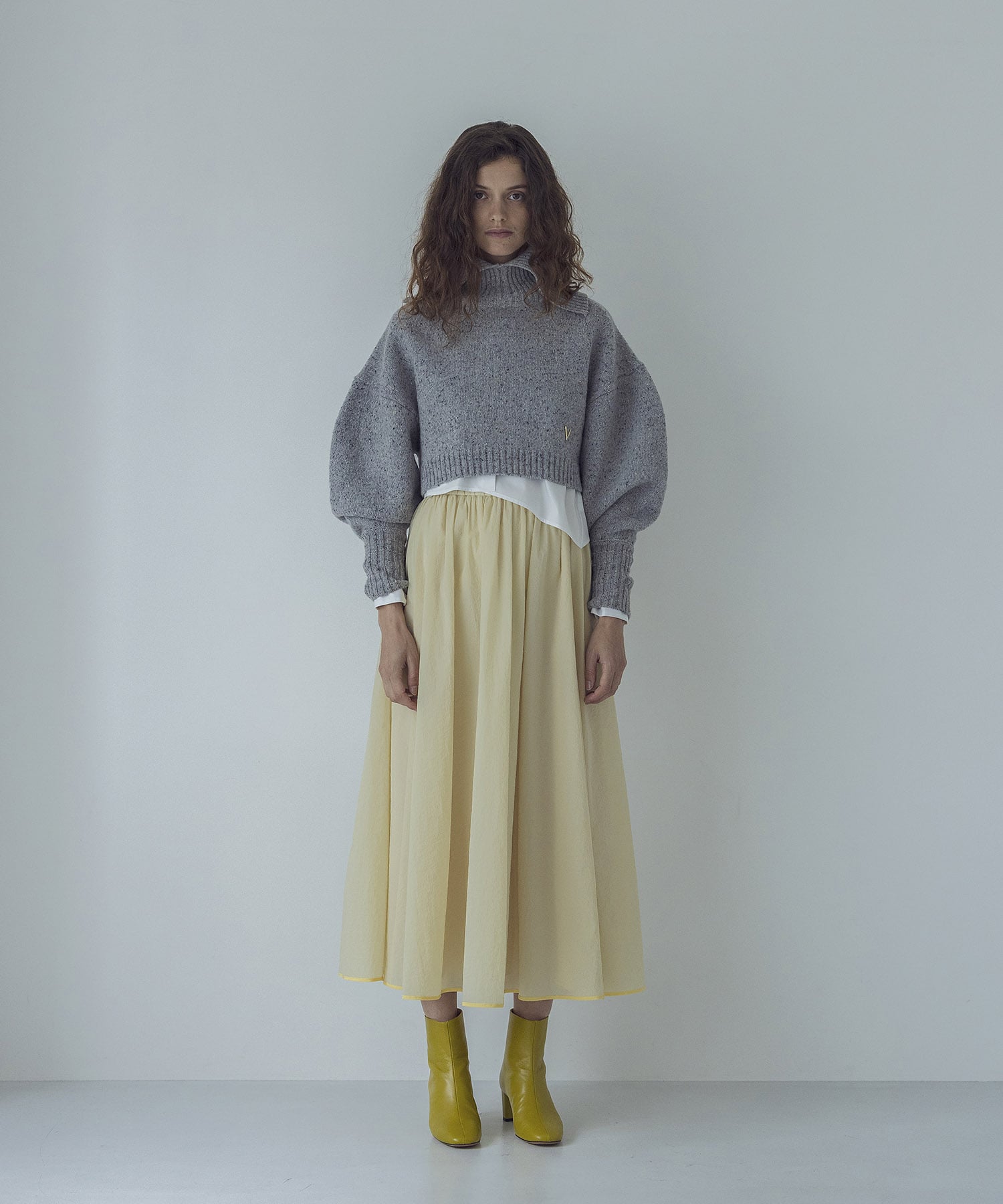 nylon gather piping skirt
