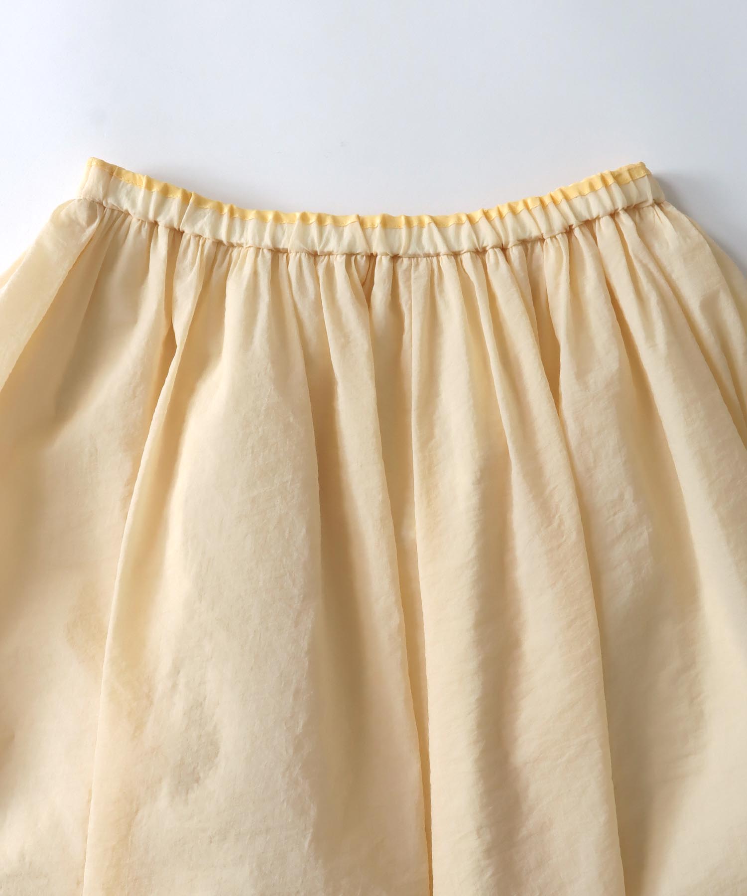 nylon gather piping skirt