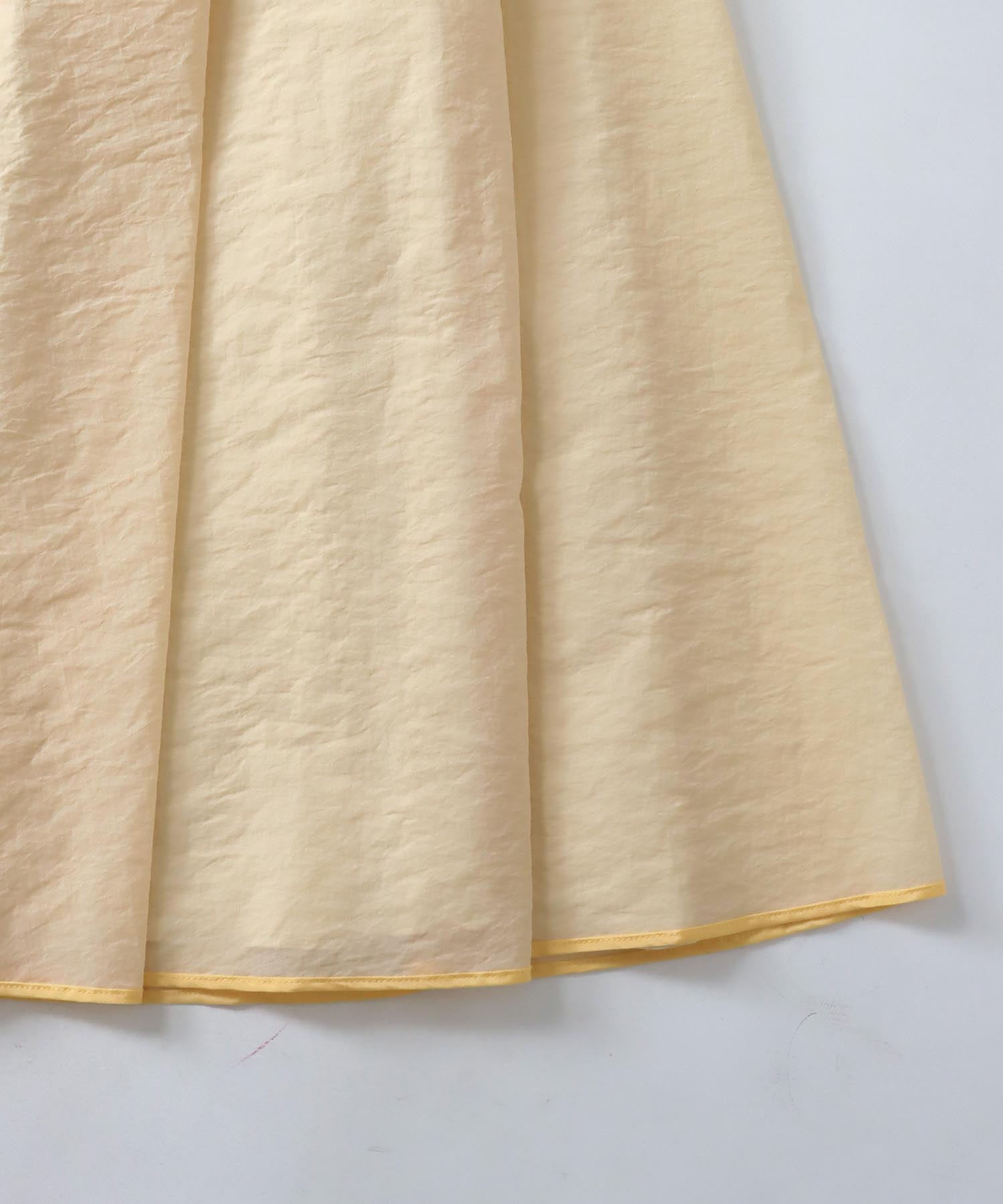 nylon gather piping skirt