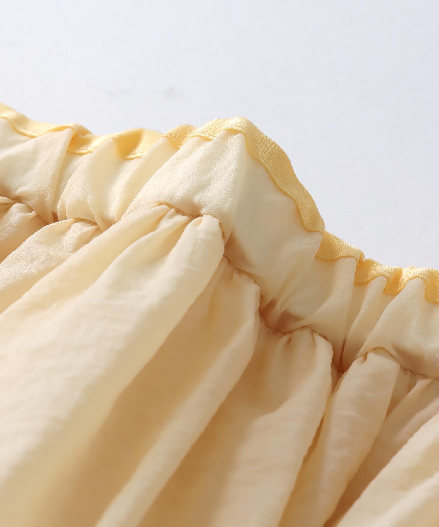 nylon gather piping skirt