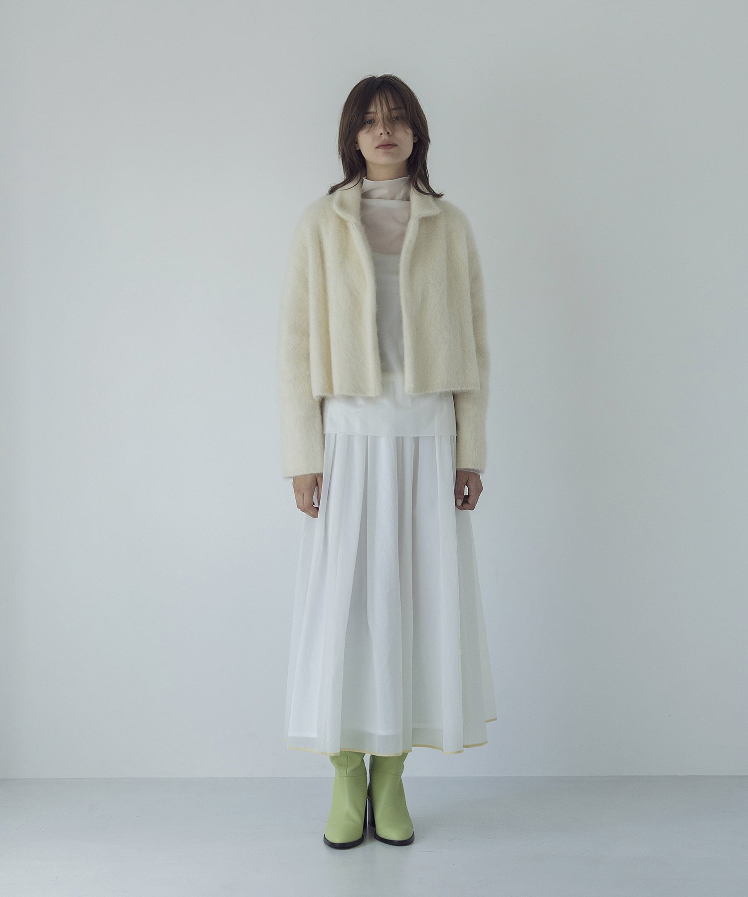 nylon gather piping skirt