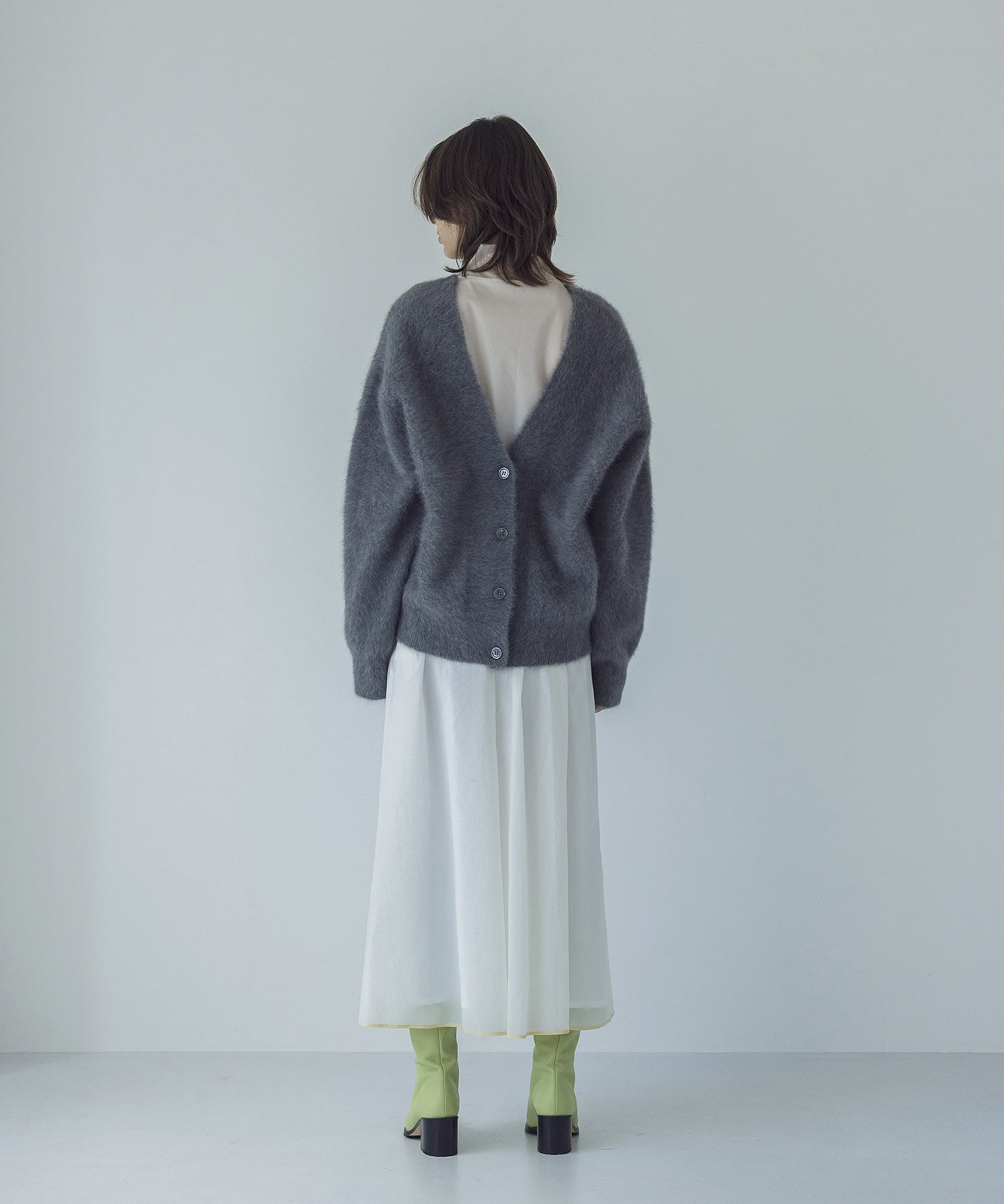 nylon gather piping skirt