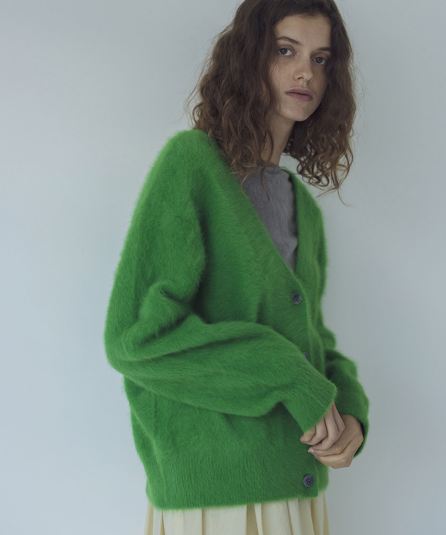 fox cashmere v neck cardigan