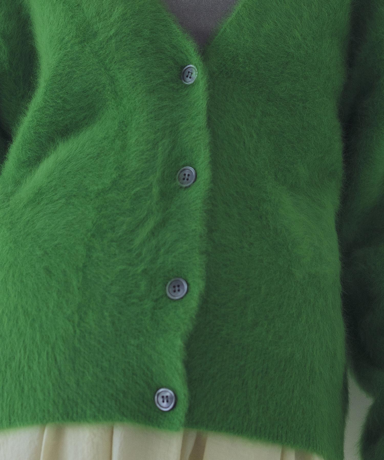 fox cashmere v neck cardigan