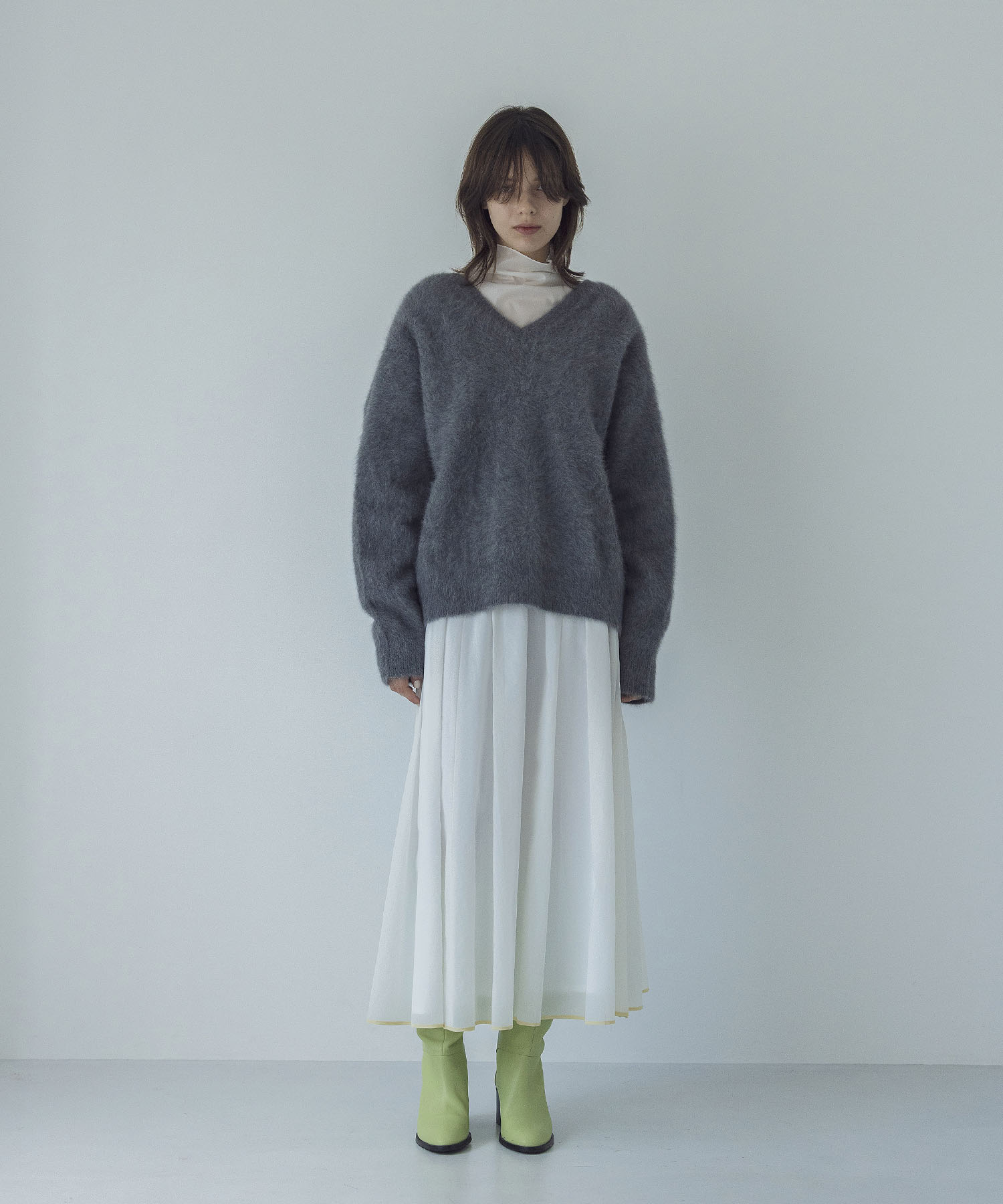 fox cashmere v neck cardigan