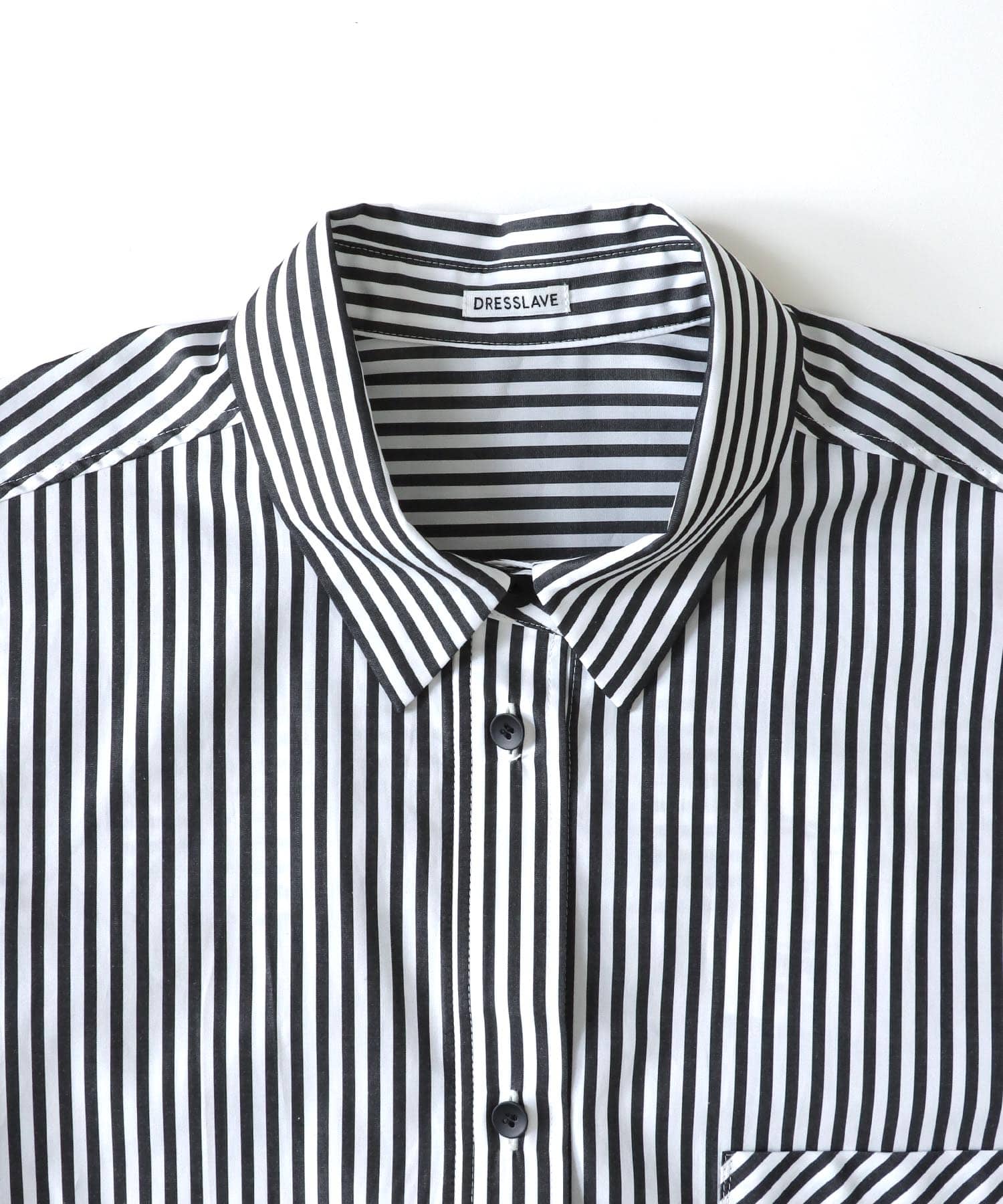 LONDON stripe basic blouse