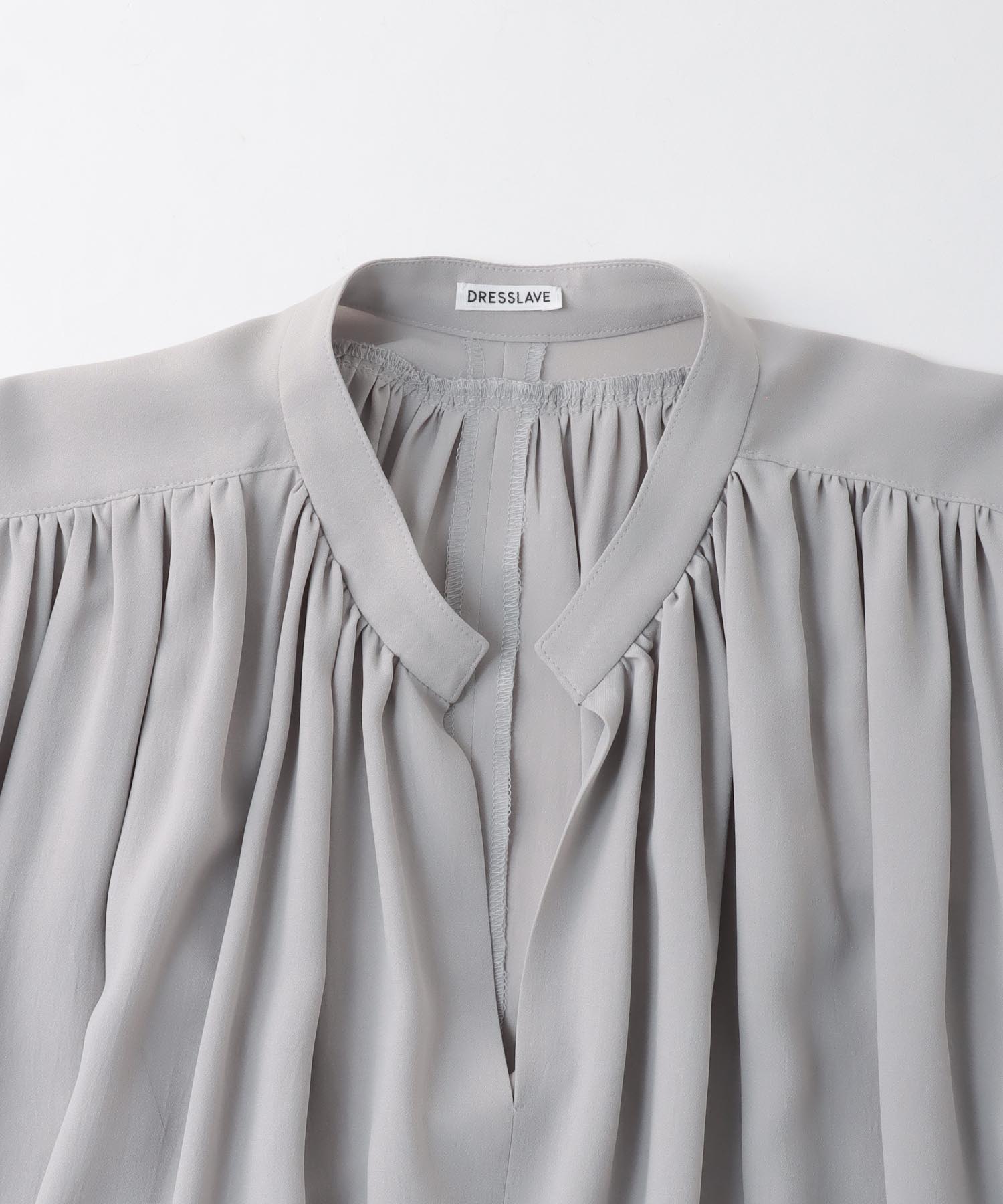 fluid silhouette gather dress