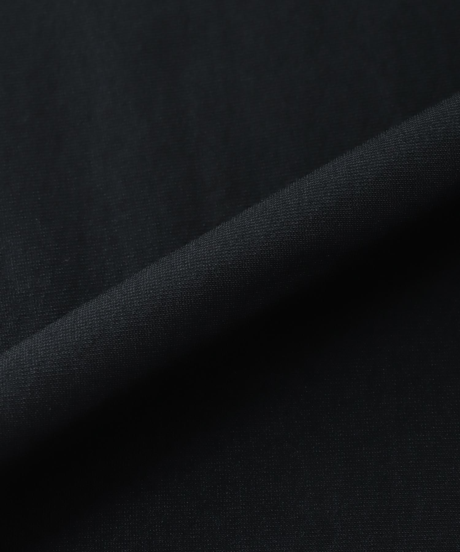 higt collar gathered skirt dress