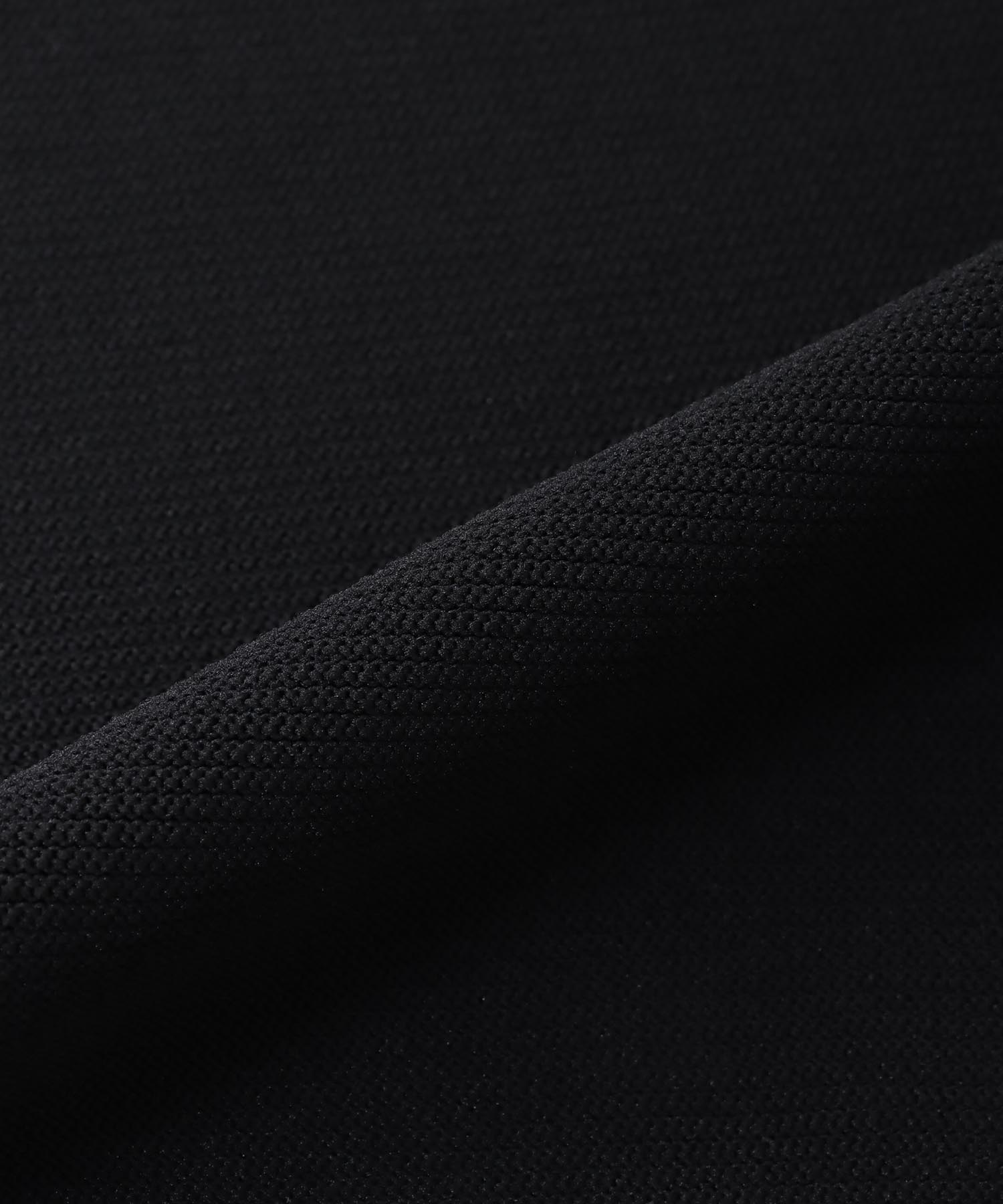 higt collar bell sleeve knit dress