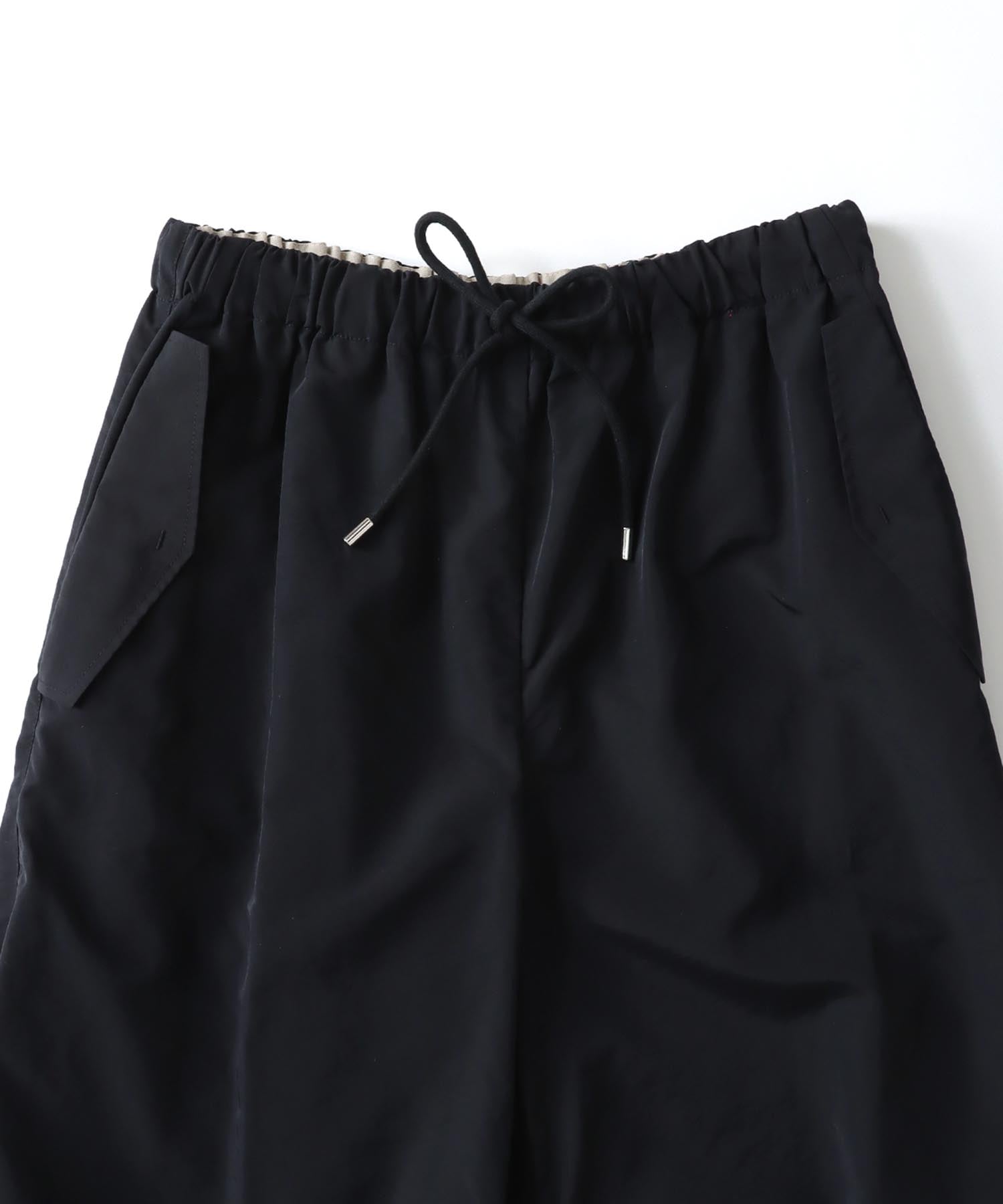 taffeta tuck design pants