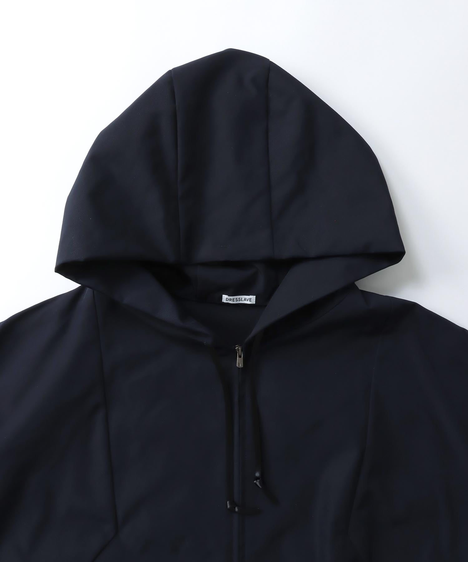 utility zip hoodie blouson