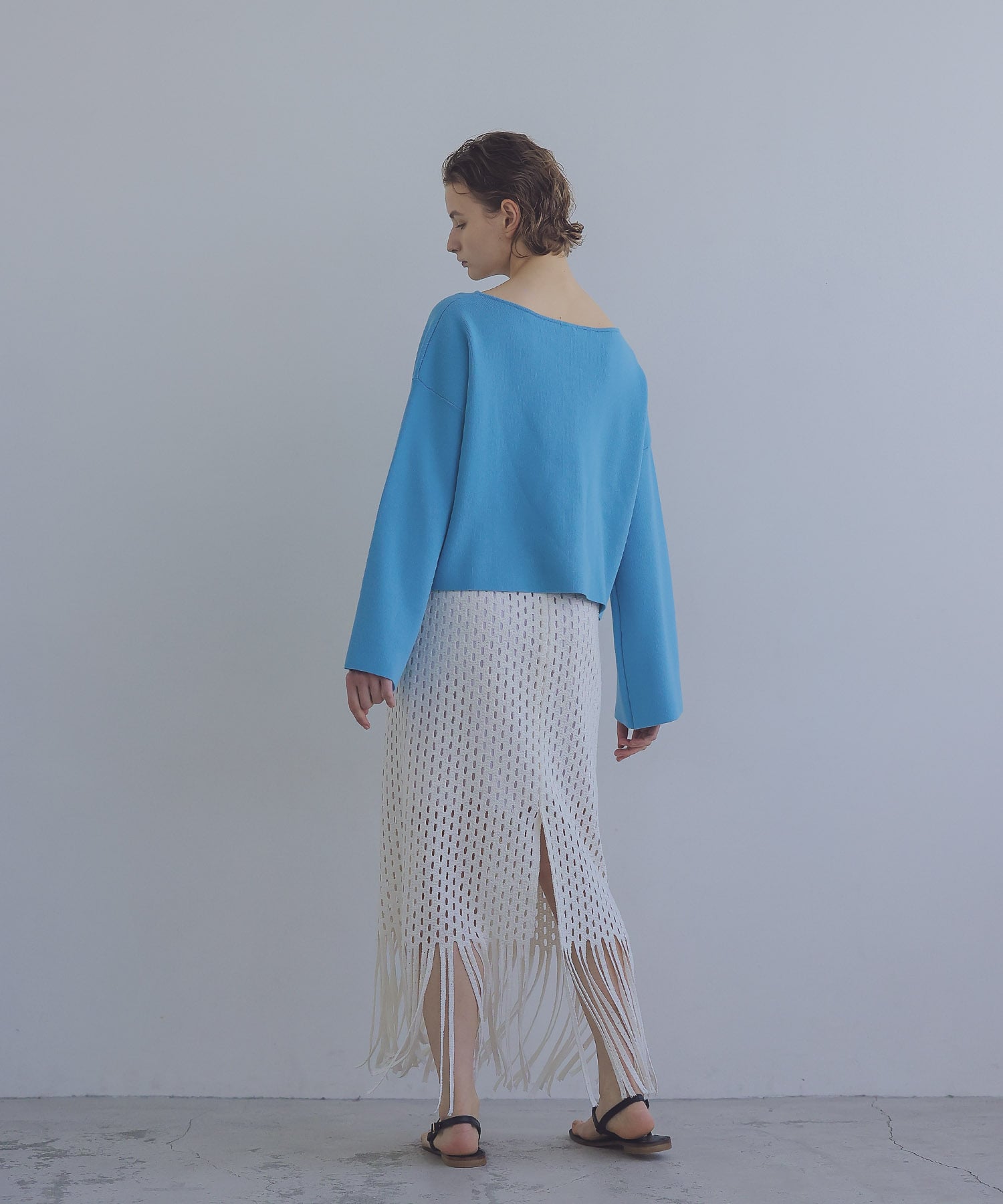 high twist boat neck pull