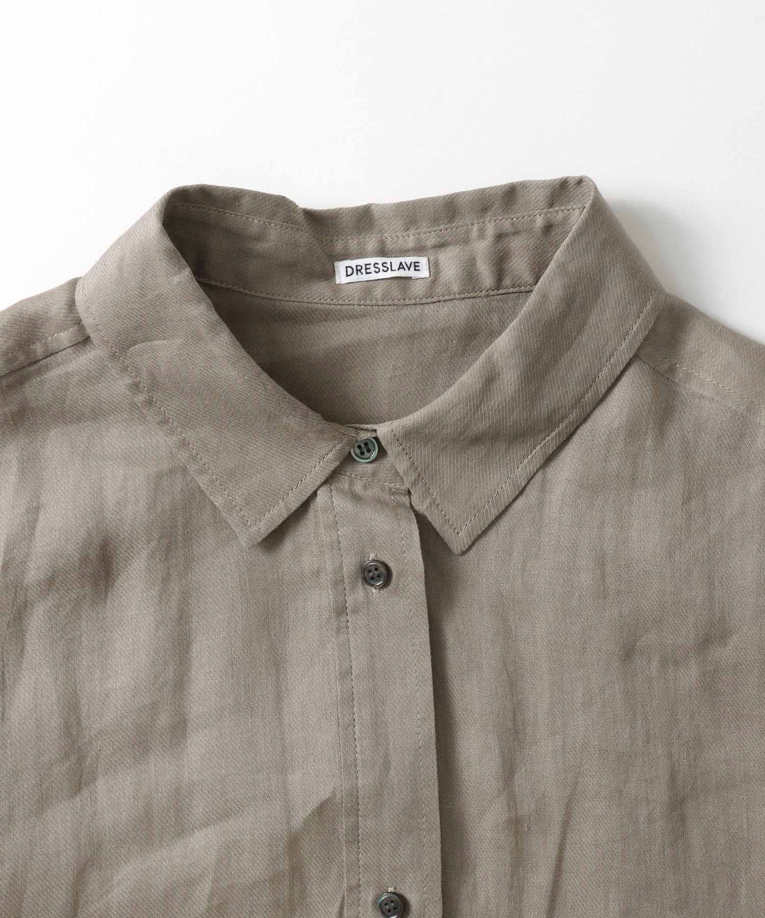 ramie twill essential shirt