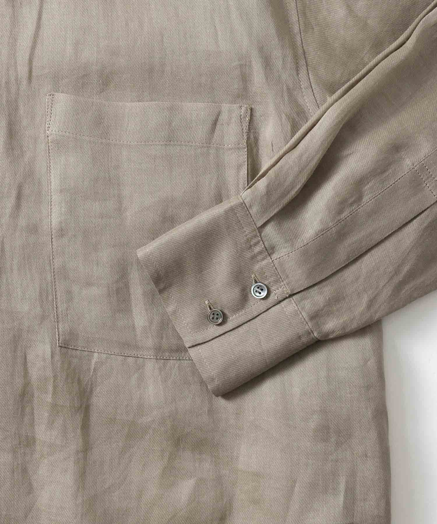 ramie twill essential shirt