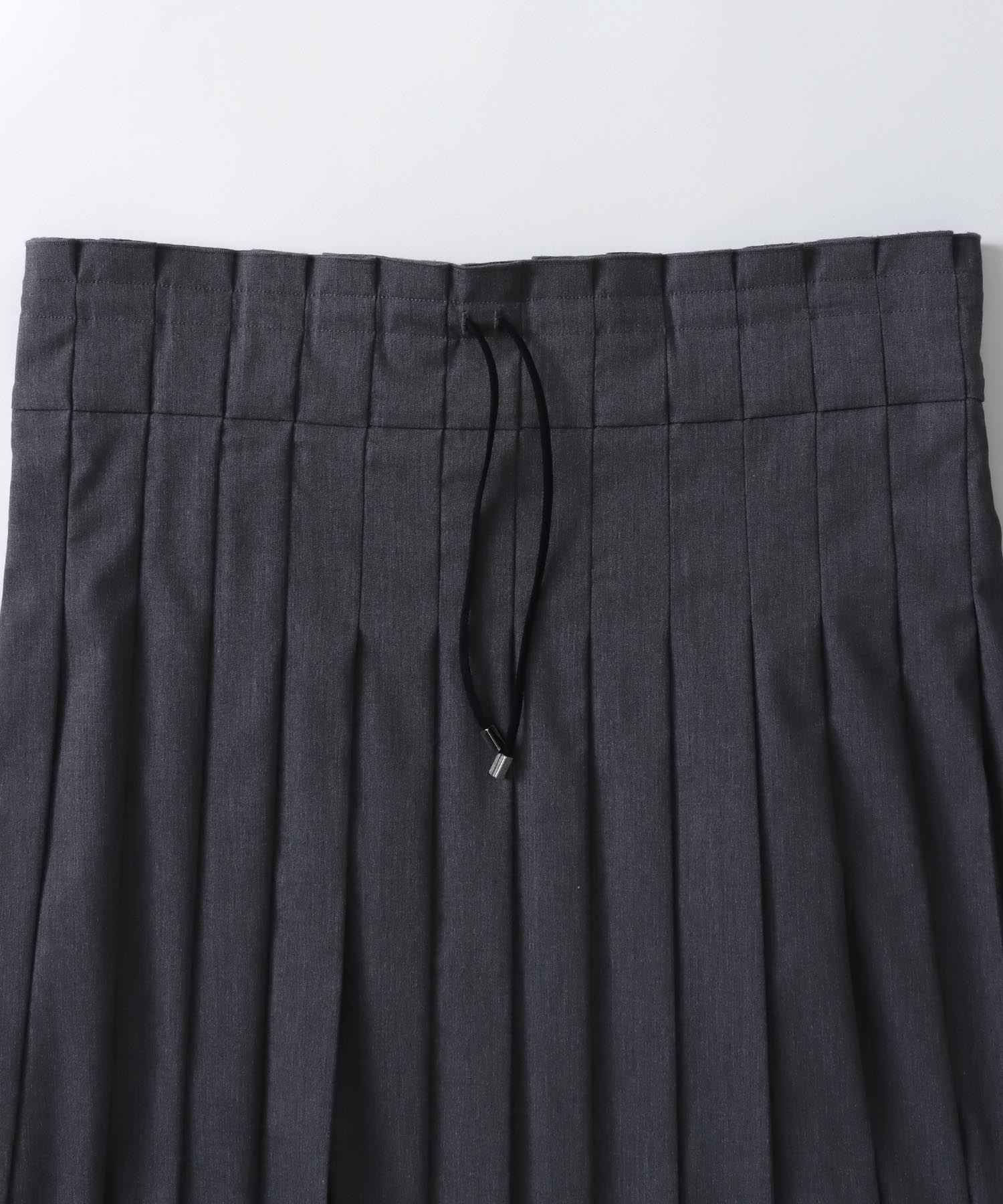 school pleats low waist skirt