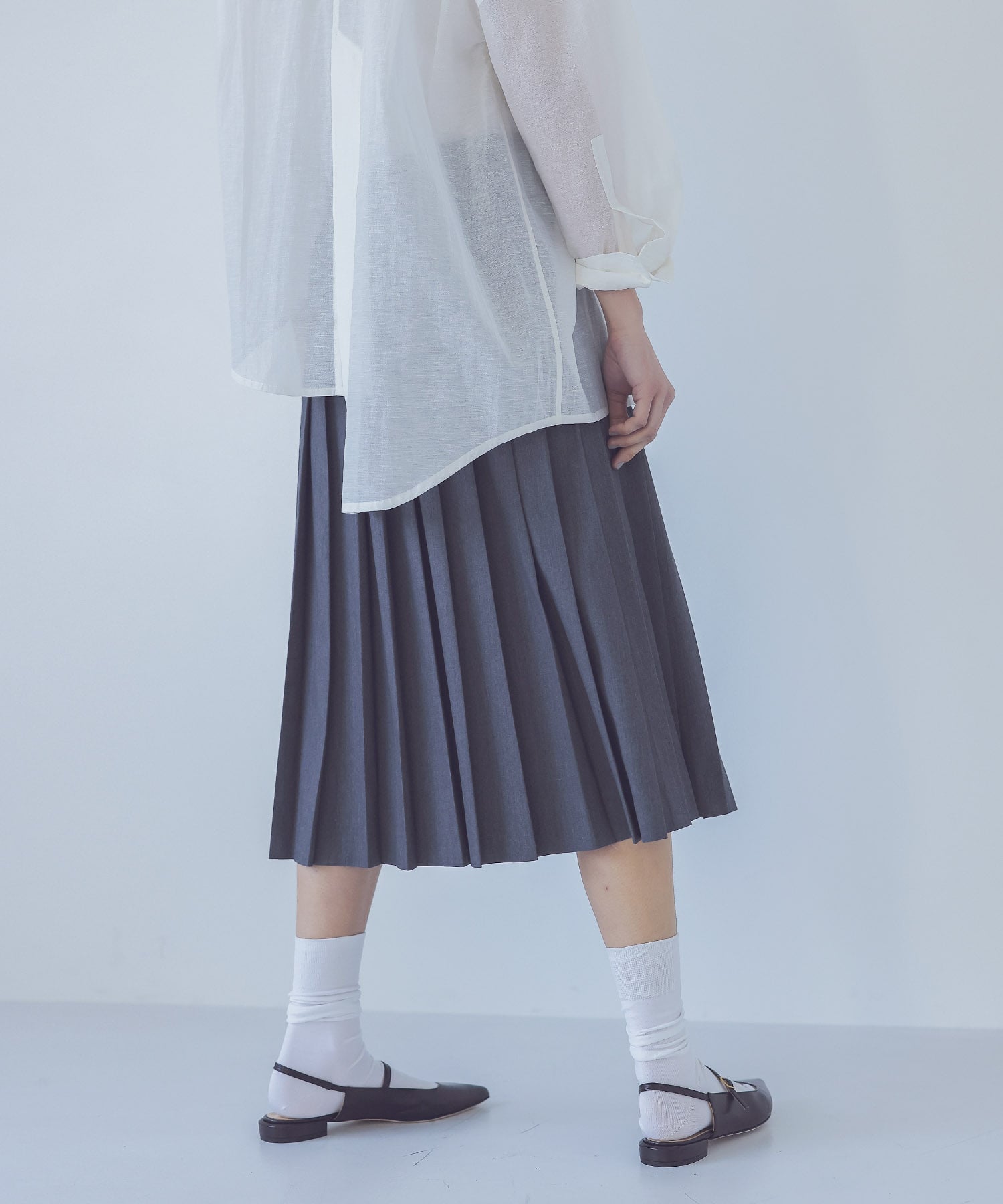 school pleats low waist skirt