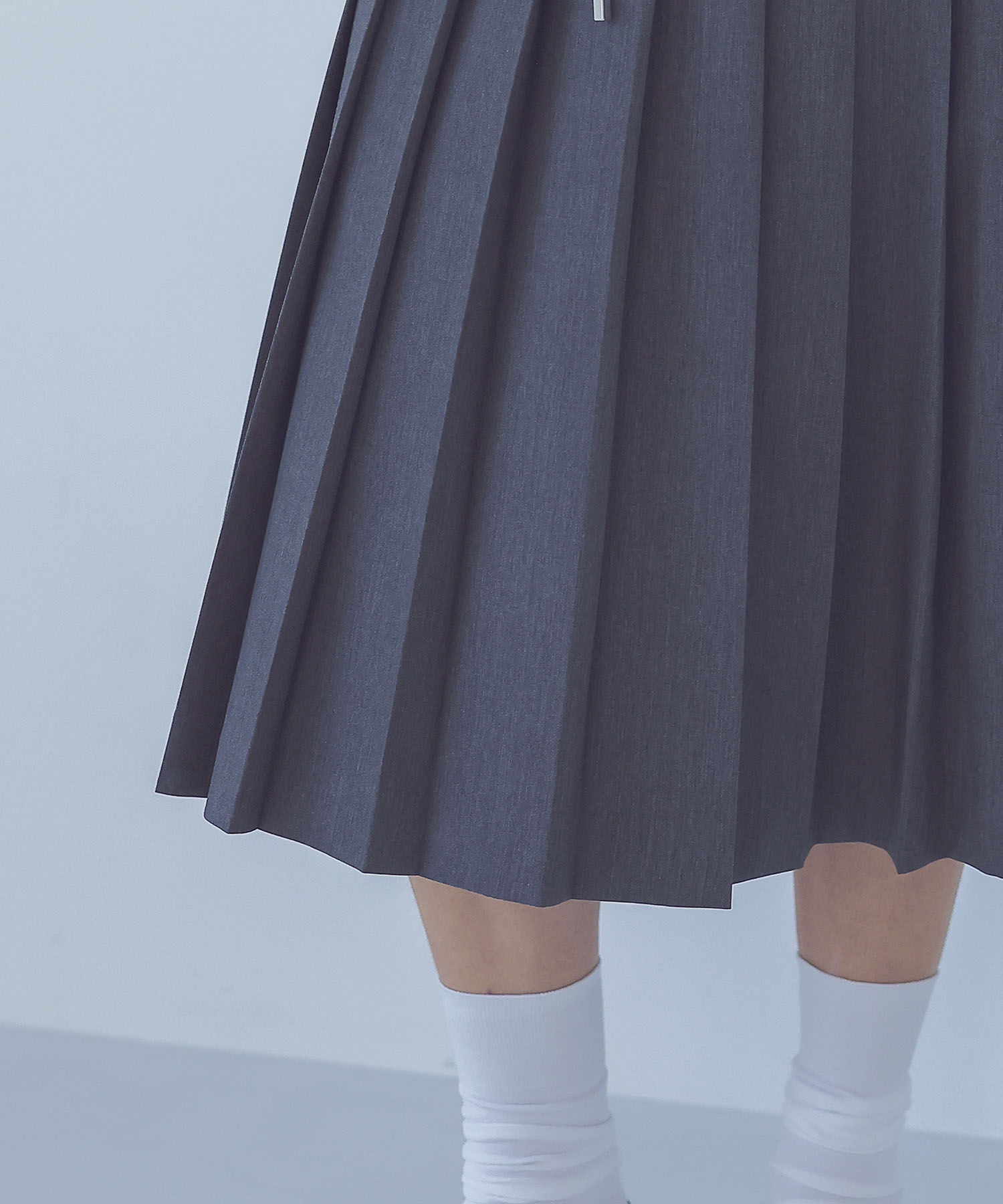 school pleats low waist skirt