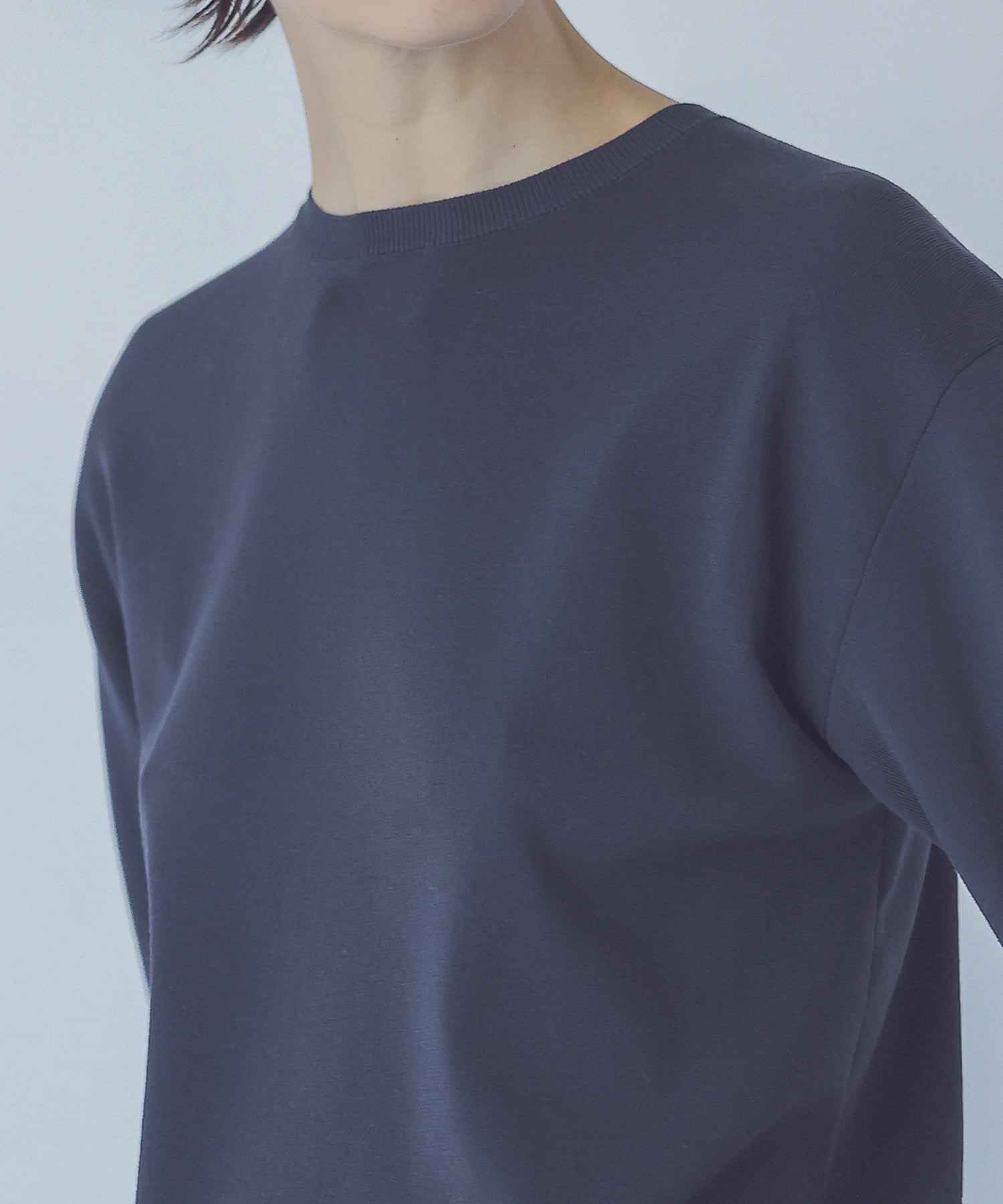 basic crew neck knit pull